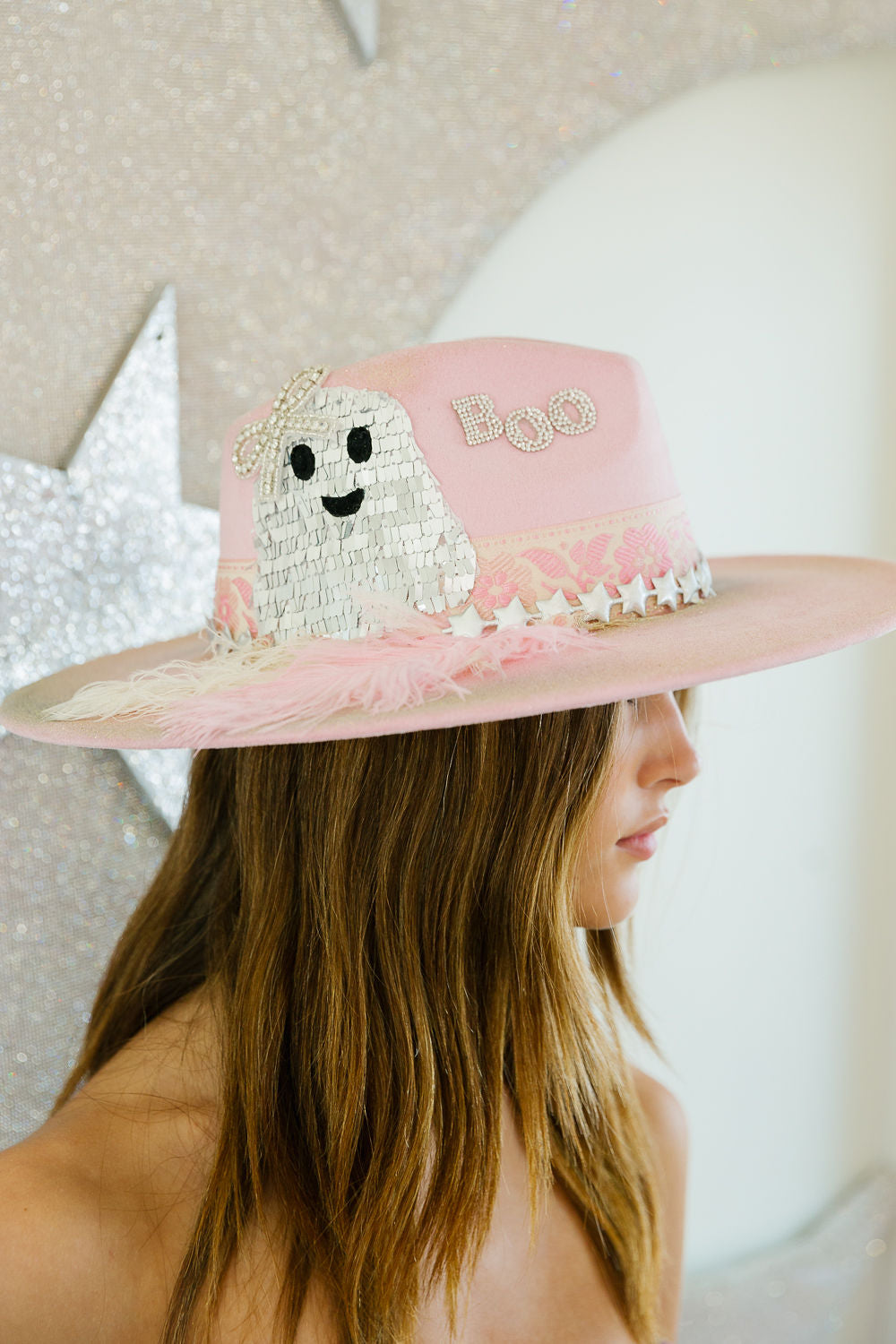 DISCO GHOUL PINK RANCHER HAT HAT Judith March   