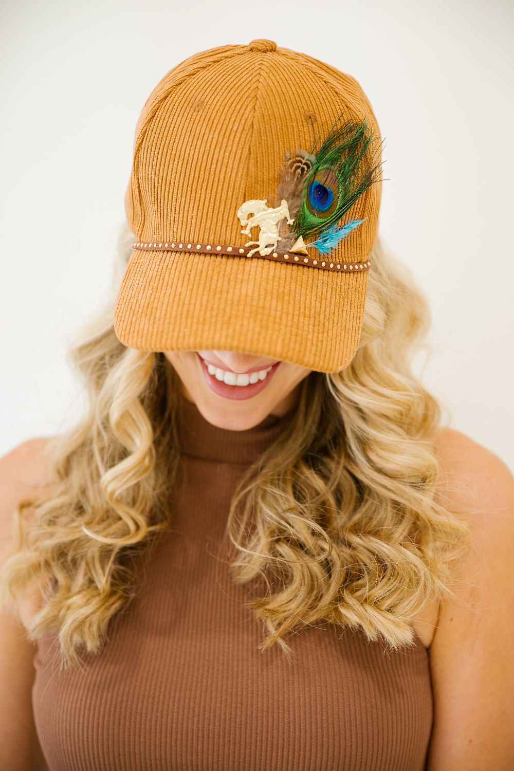 THE WILD WEST CORDUROY TRUCKER HAT