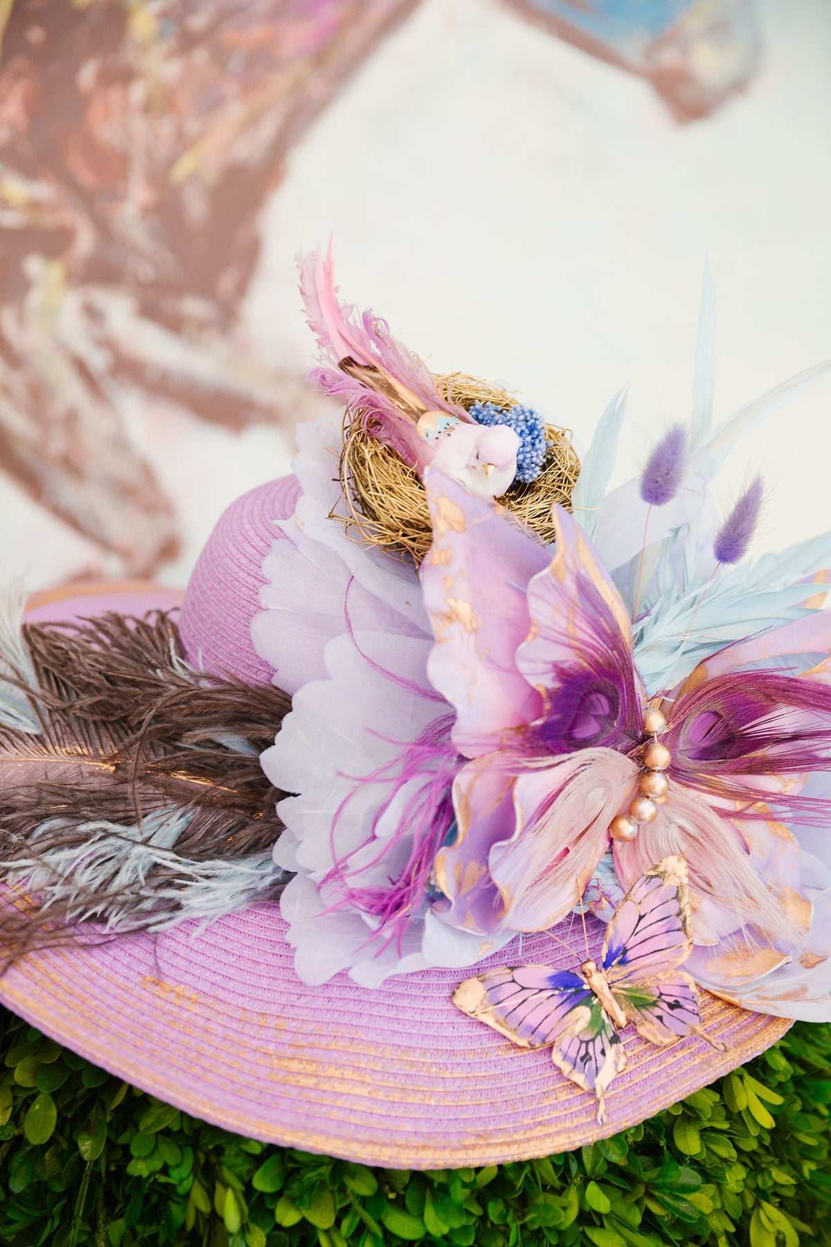 VIOLET MUSE RANCHER HAT (ONE OF A KIND) RANCHER HAT Judith March