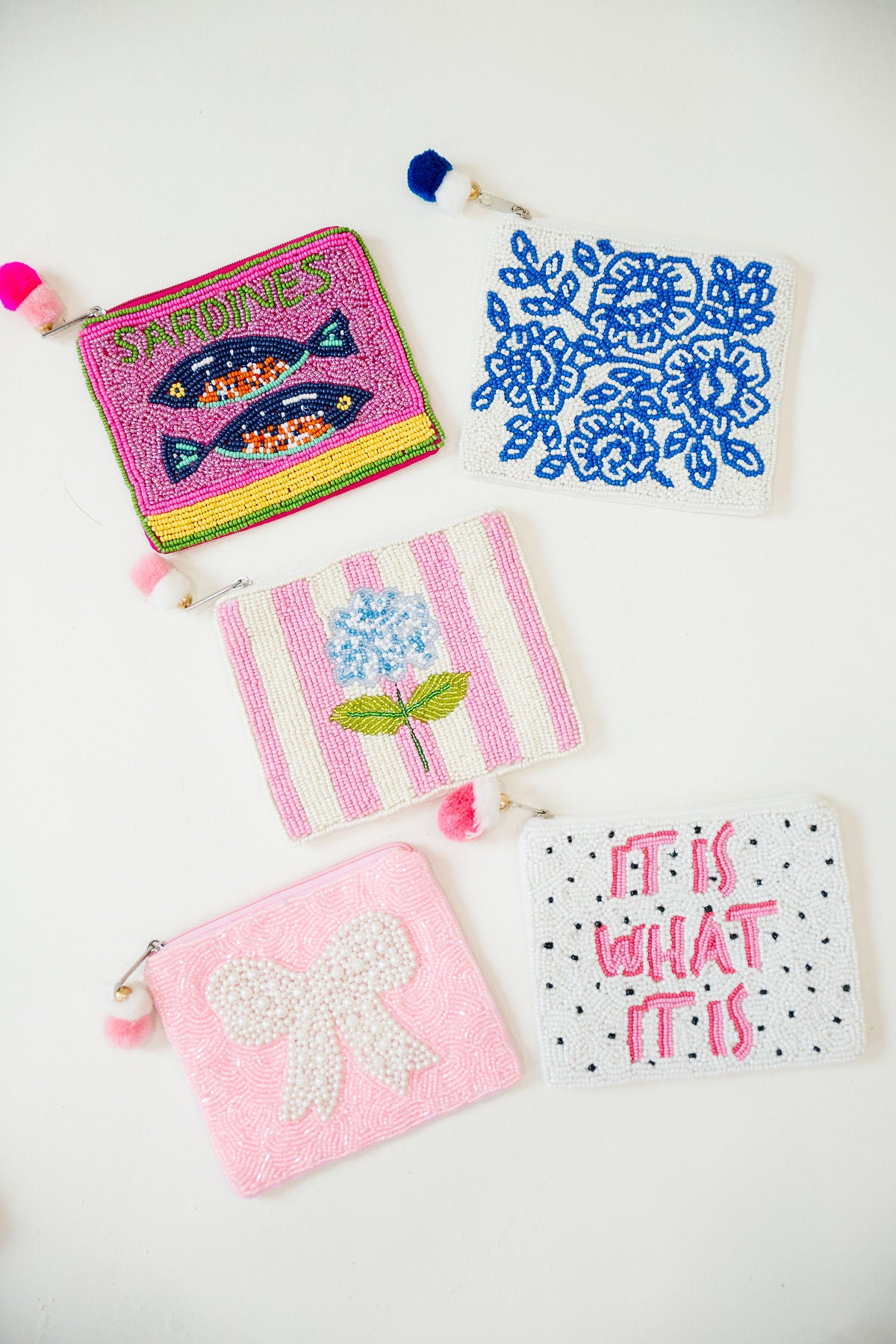 BOWS, BLOOMS & BEADS COIN PURSES