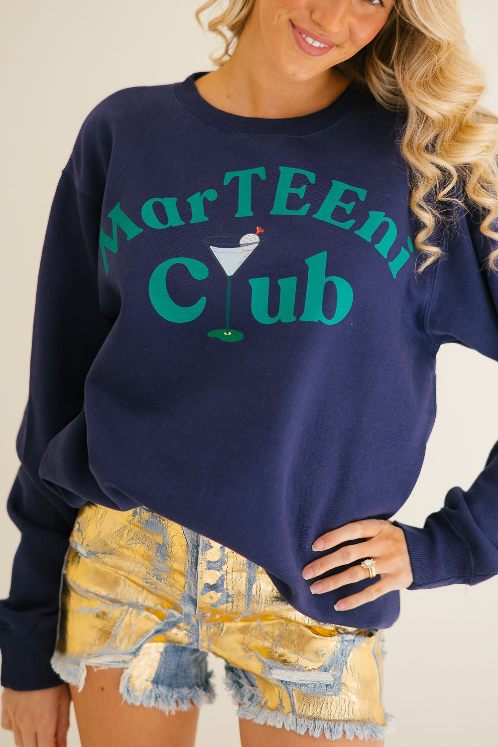 MARTEENI CLUB NAVY PULLOVER PULLOVER Judith March