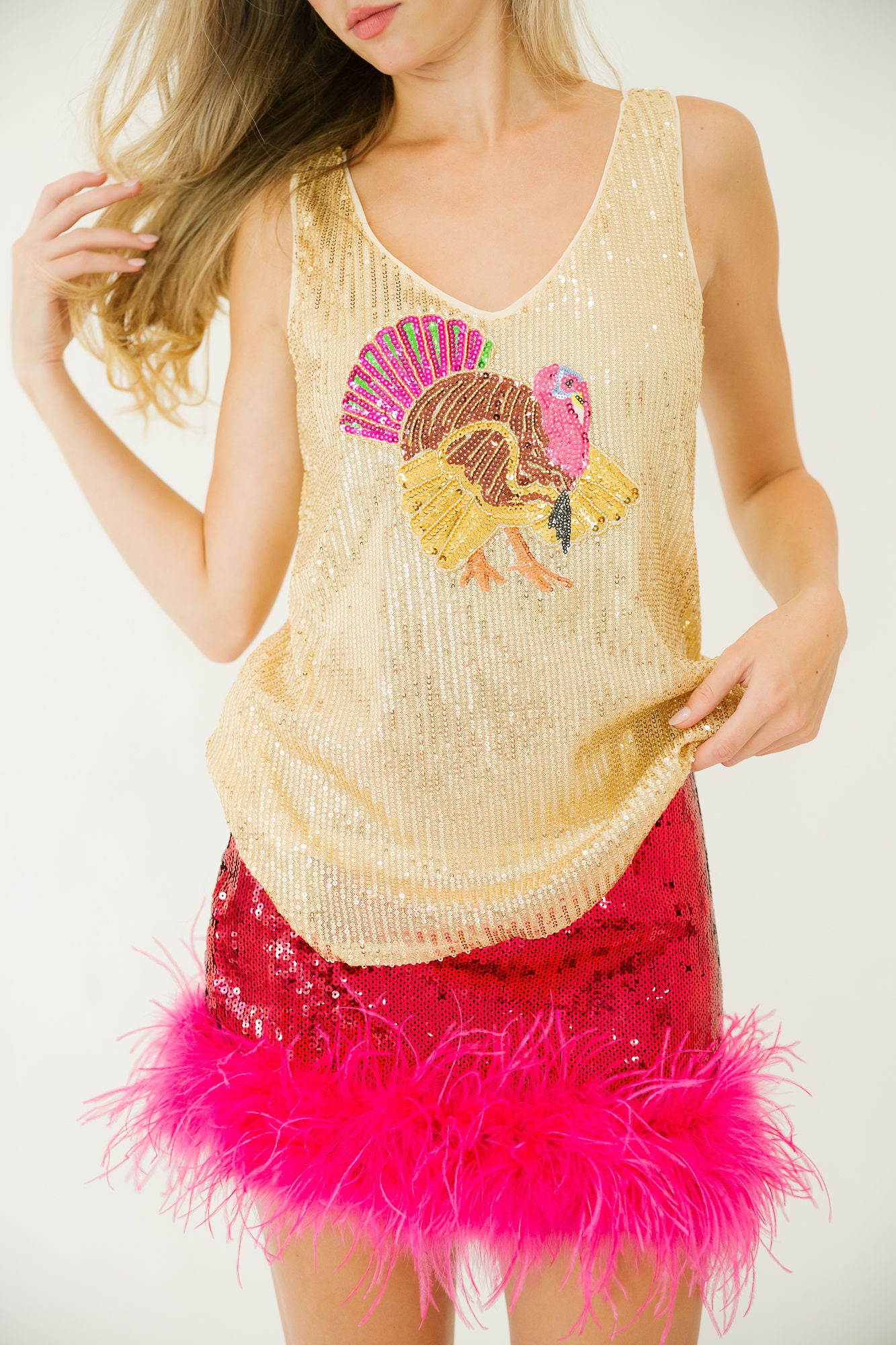 TURKEY SILVER GOLD TANK TANK Judith March