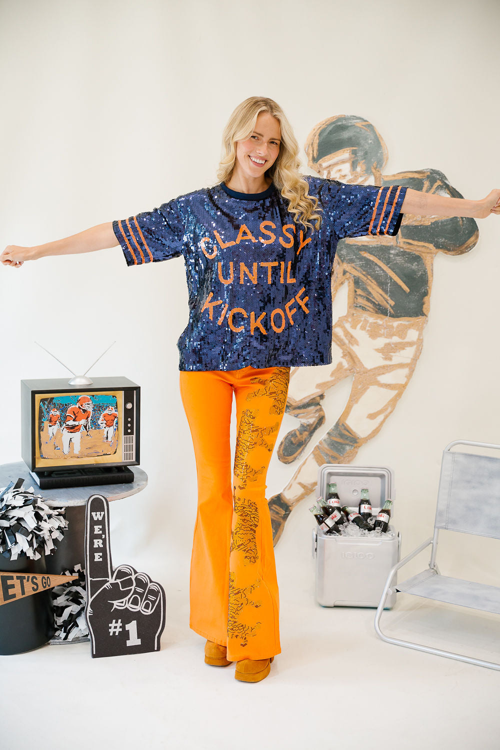 CLASSY UNTIL KICKOFF SEQUIN TOPS