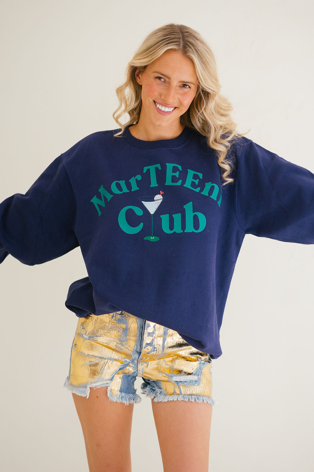 MARTEENI CLUB NAVY PULLOVER PULLOVER Judith March