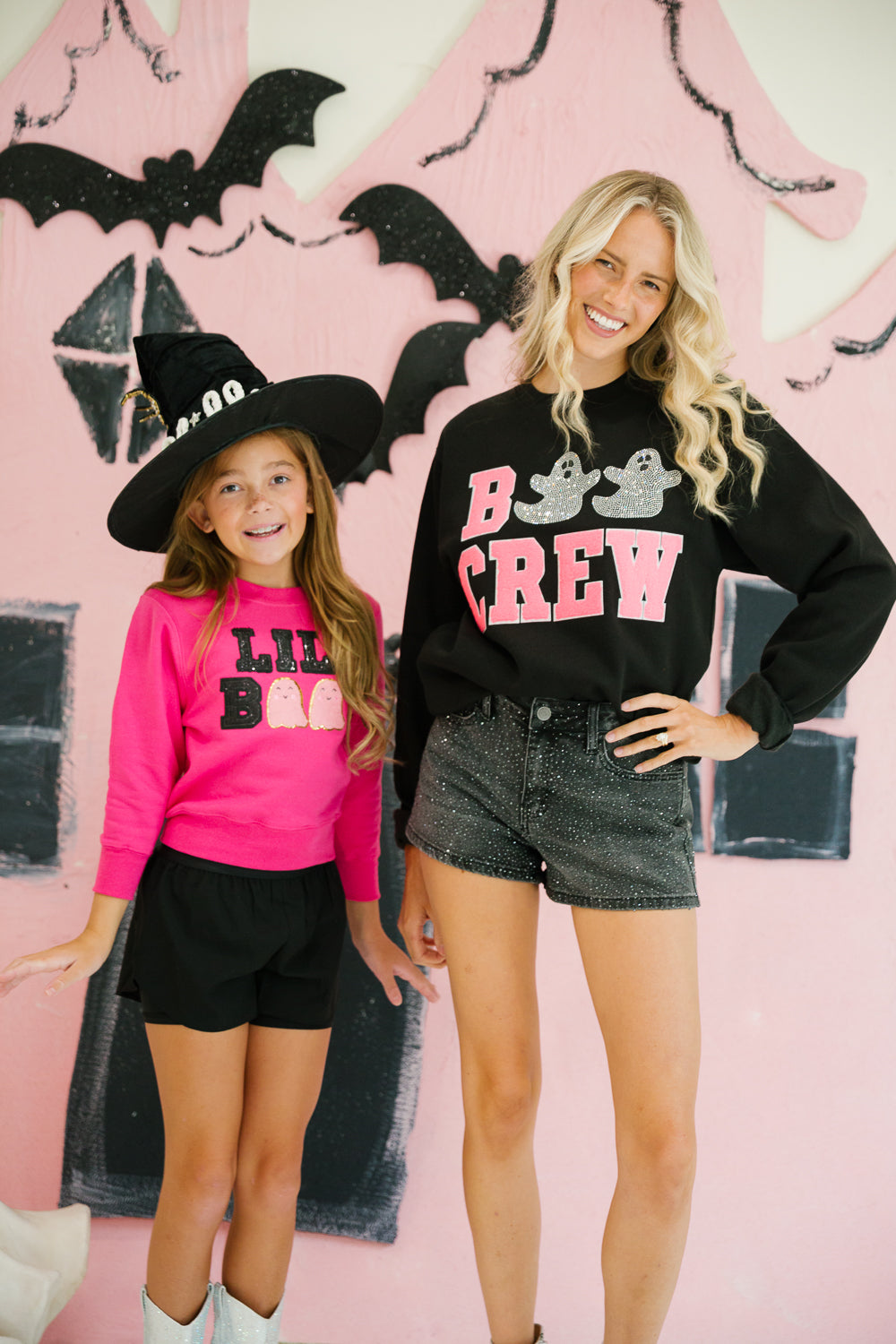 MINI KIDS LIL BOO PINK PULLOVER PULLOVER Judith March
