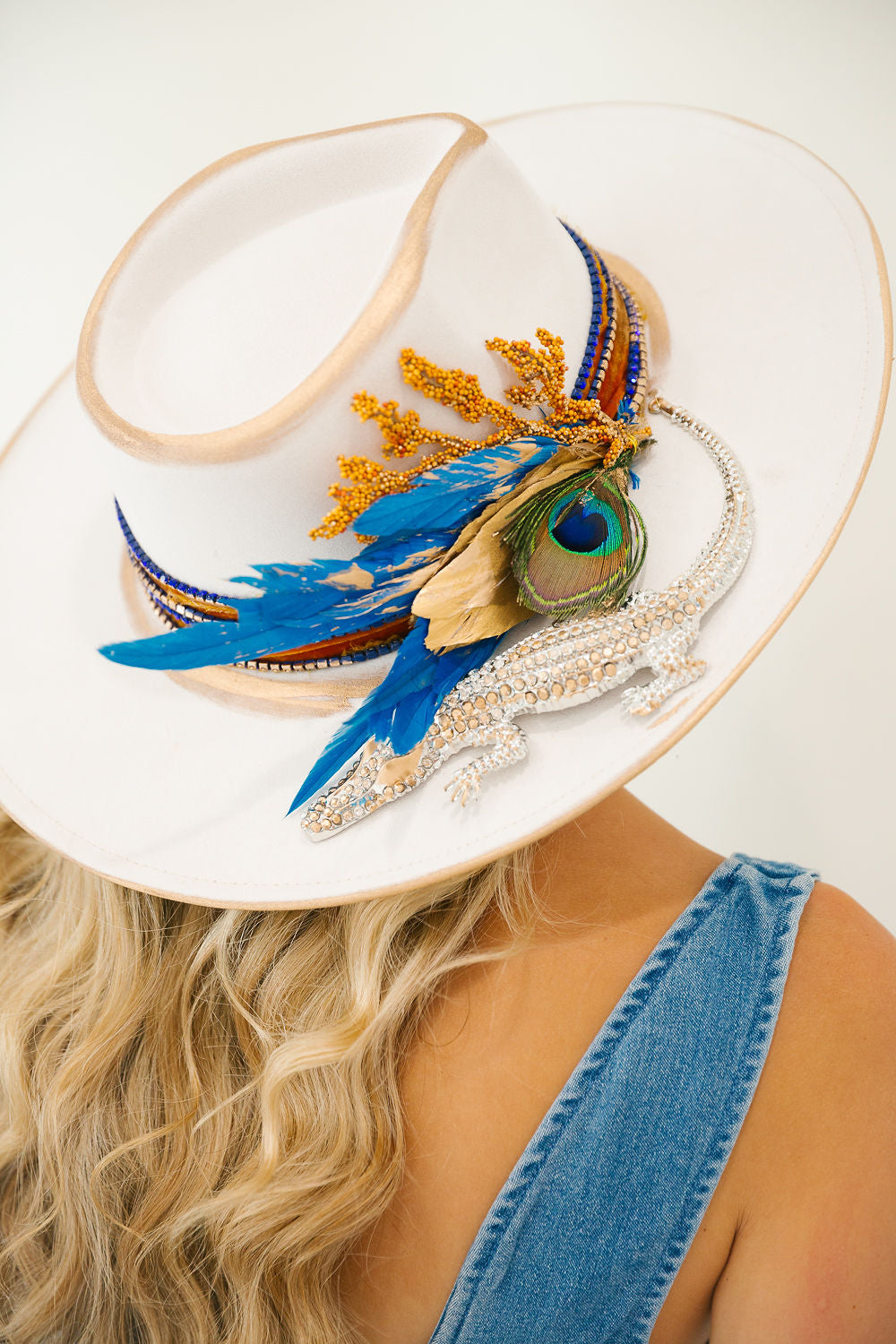 THE GILDED GATOR RACHER HAT RANCHER HAT Judith March