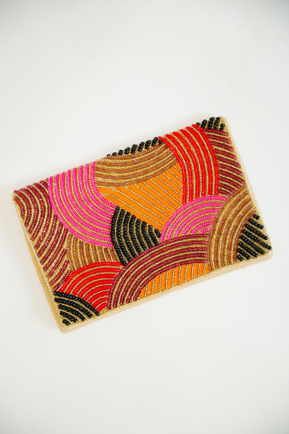 SANGRIA SKIES BEADED CLUTCH