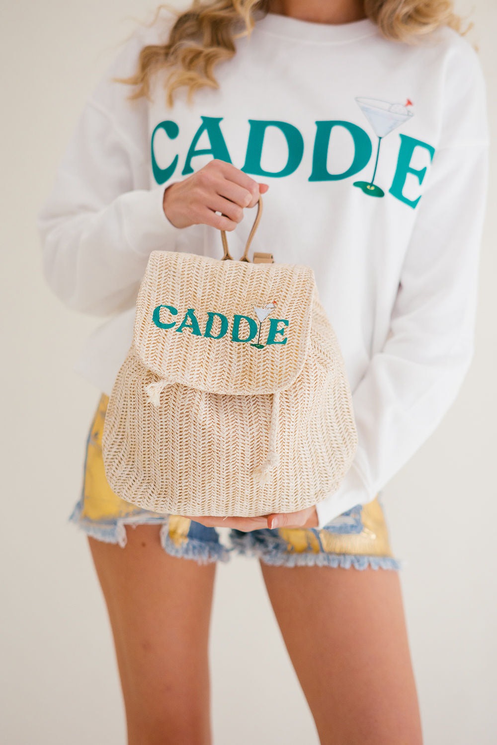 CADDIE WOVEN BACKPACK BACKPACK Judith March