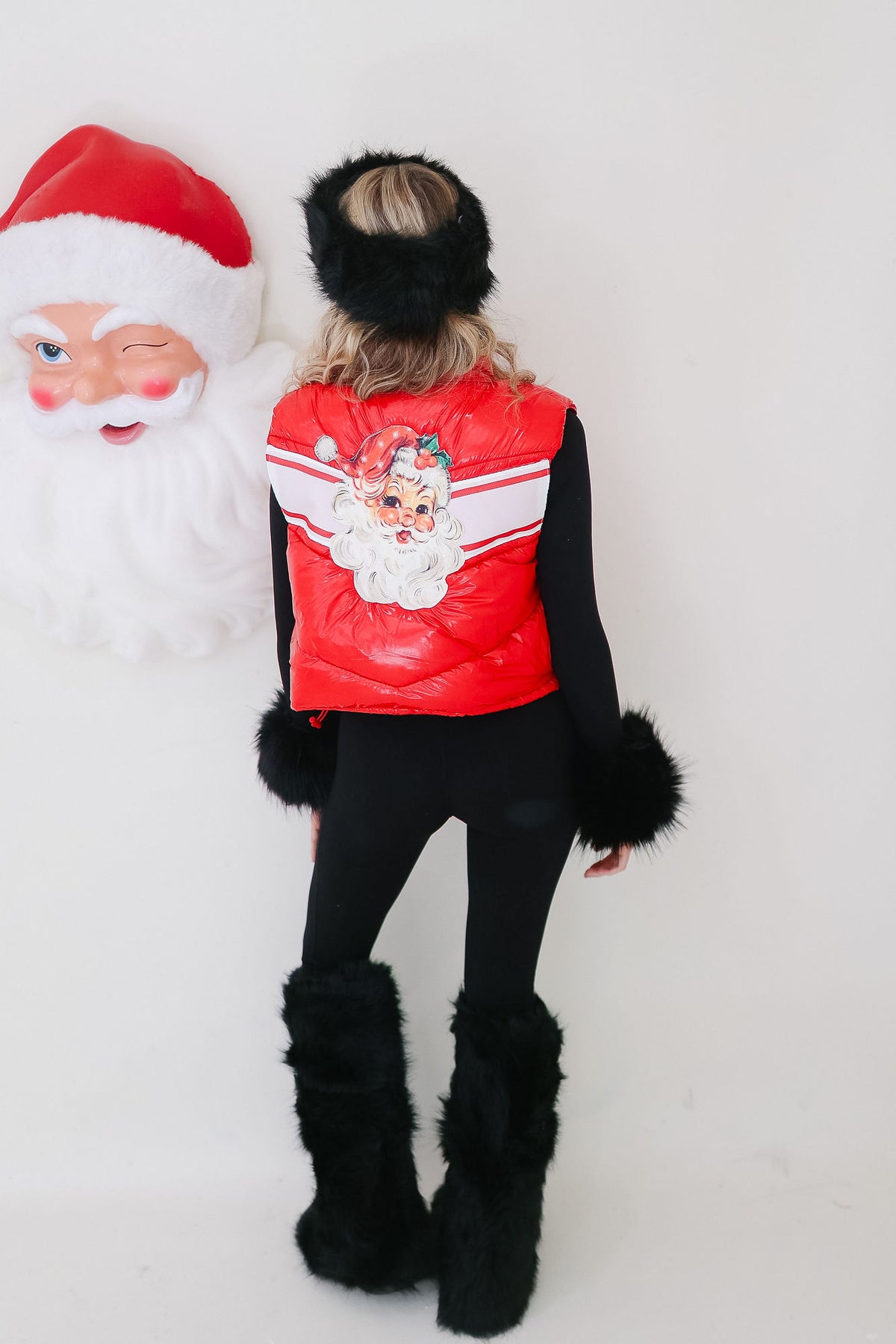 FROSTED & FABULOUS BLACK SKI BASE LAYER SKI SUIT Judith March