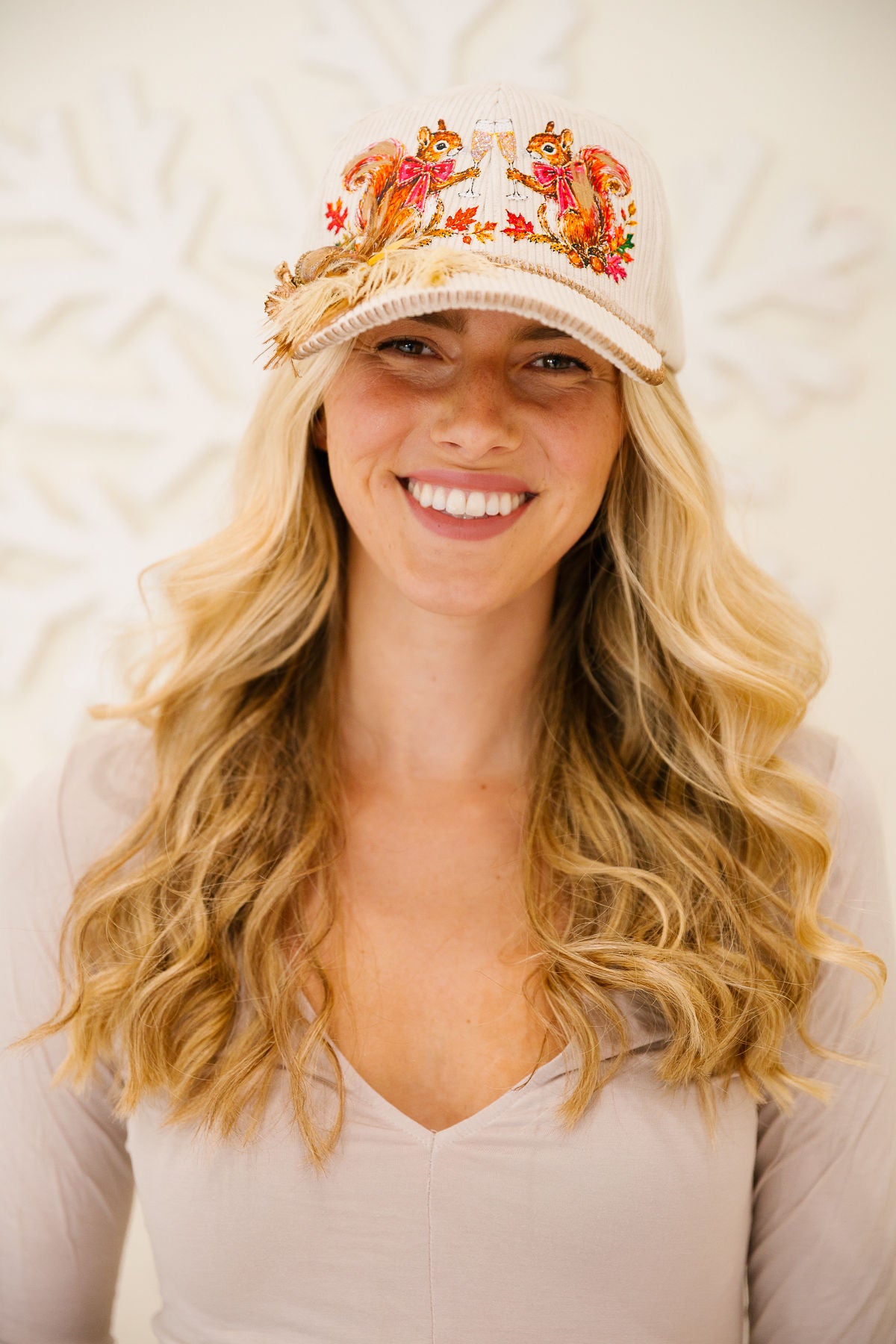 SIPS & SQUIRRELS CORDUROY TRUCKER HAT