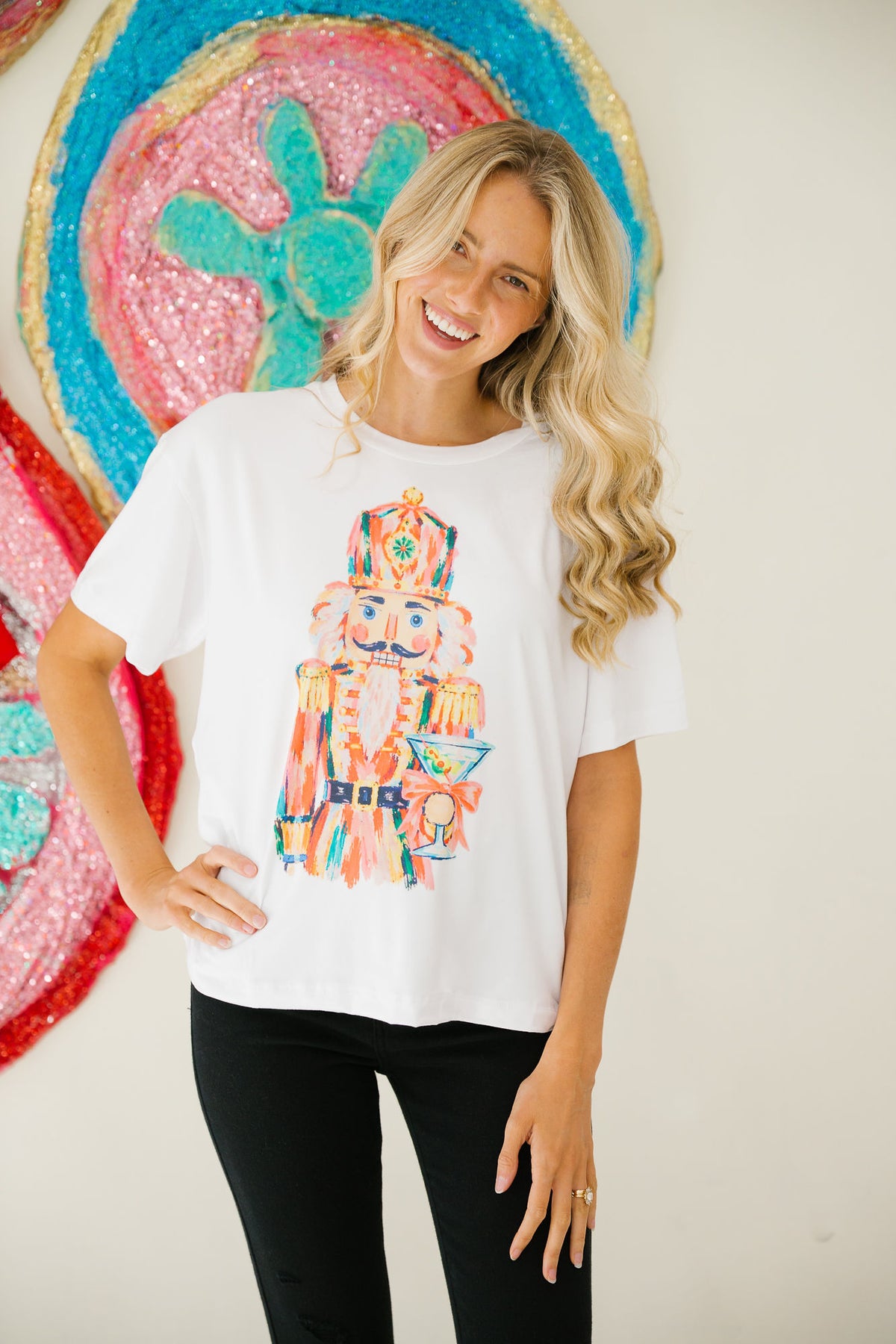 TIPSY TOY SOLIDER TEE/TANK TEE Judith March