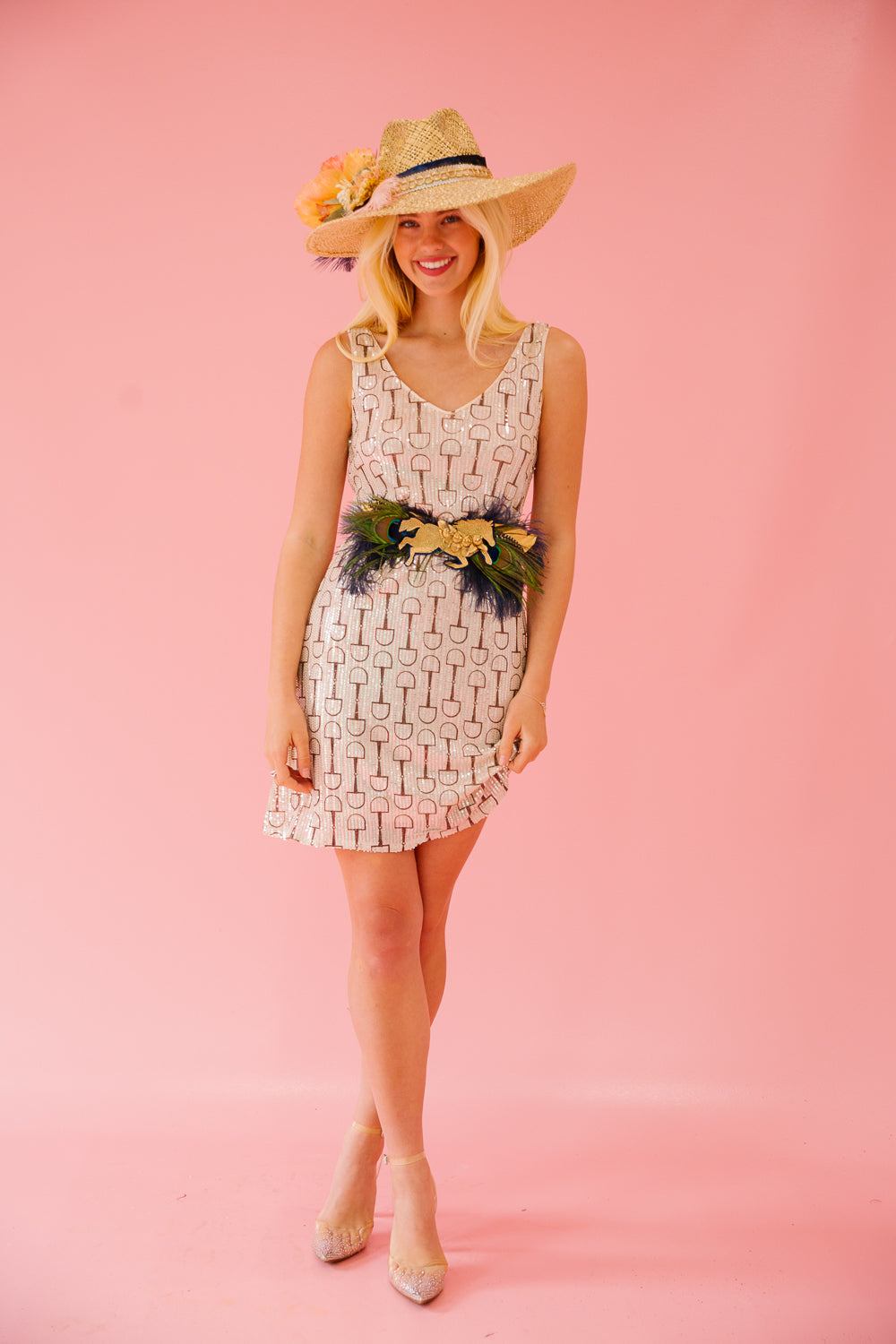 HORSE BITS SEQUIN DRESS DRESS Judith March