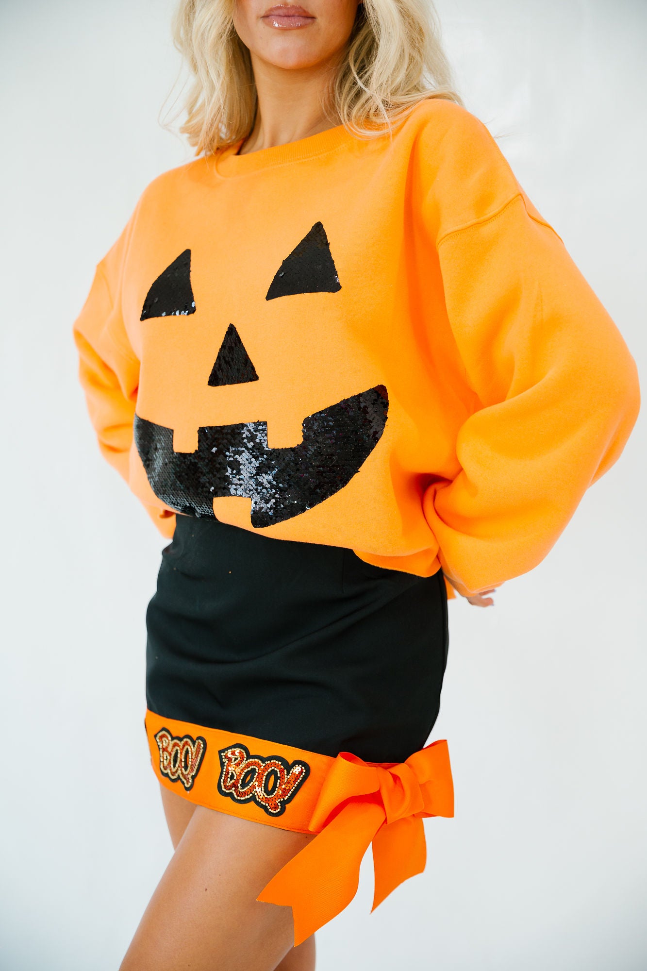 BOO! BOW BLACK SKIRT SKIRT Judith March