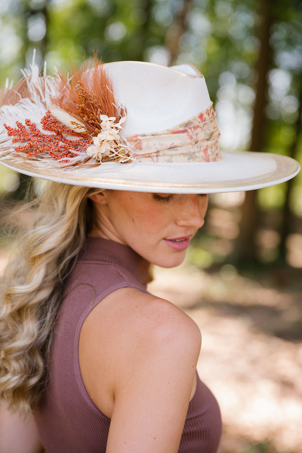 THE FALL FEATHER DARLING RANCHER HAT RANCHER HAT Judith March