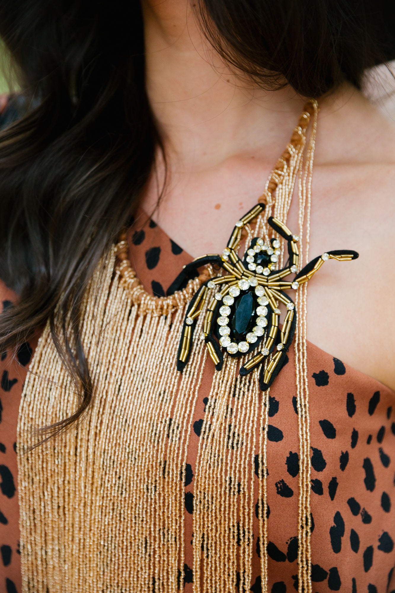WEB OF NIGHT NECKLACE NECKLACE Judith March