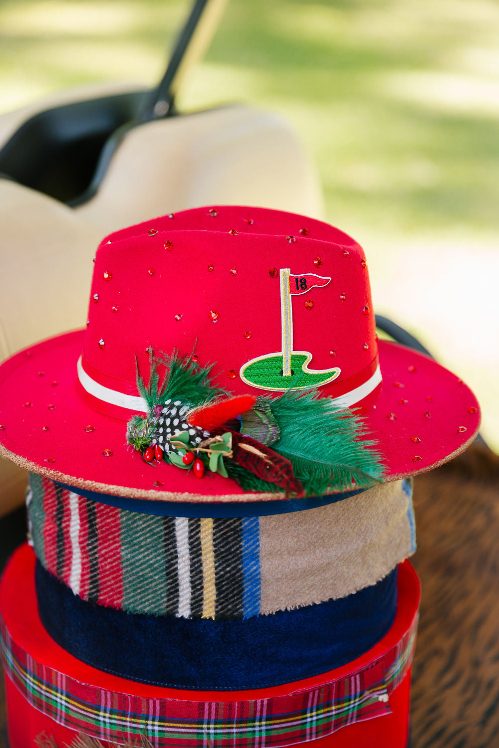 18TH HOLE CHRISTMAS RANCHER HAT RANCHER HAT Judith March