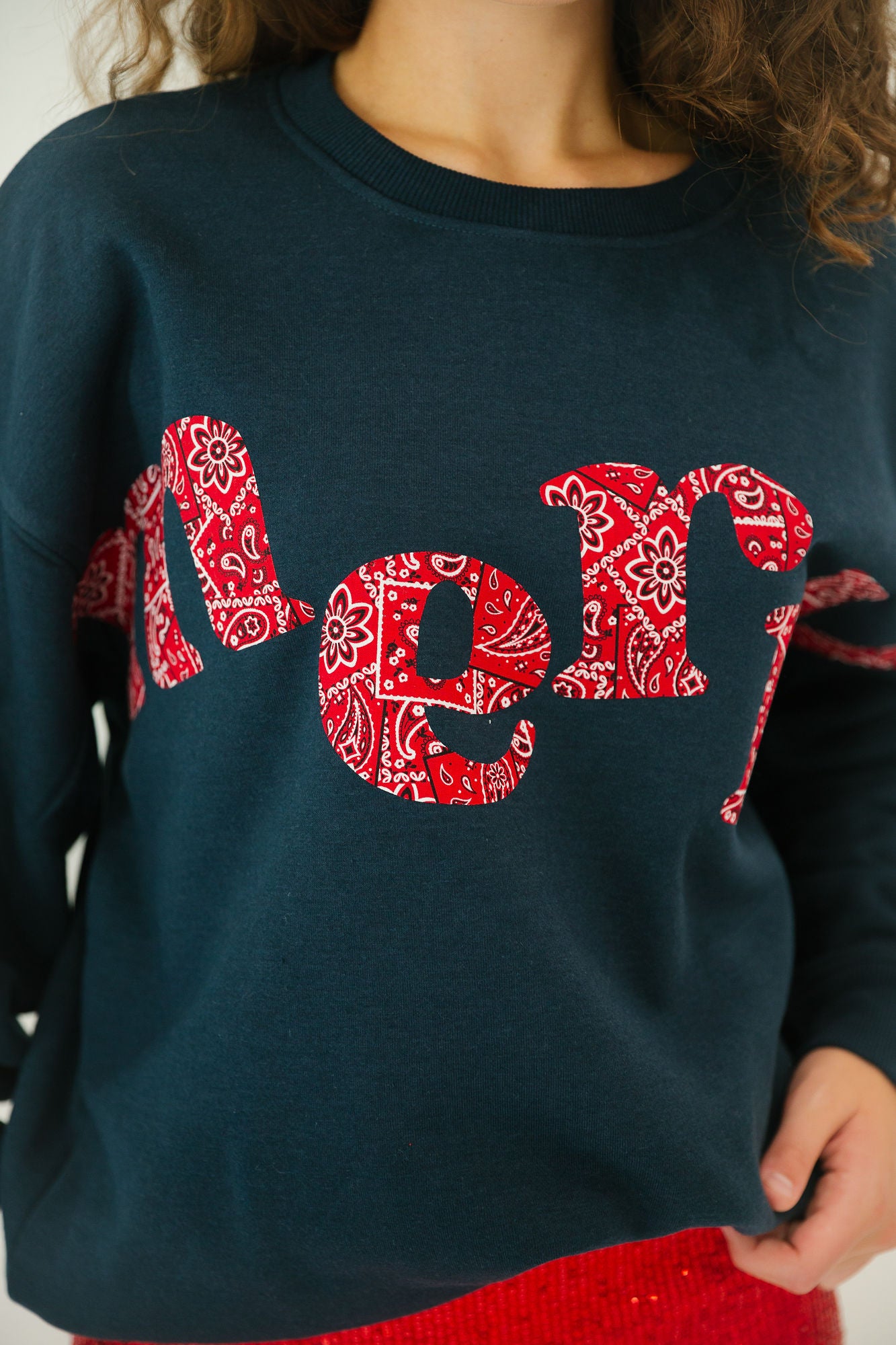 MERRY NAVY PULLOVER PULLOVER Judith March