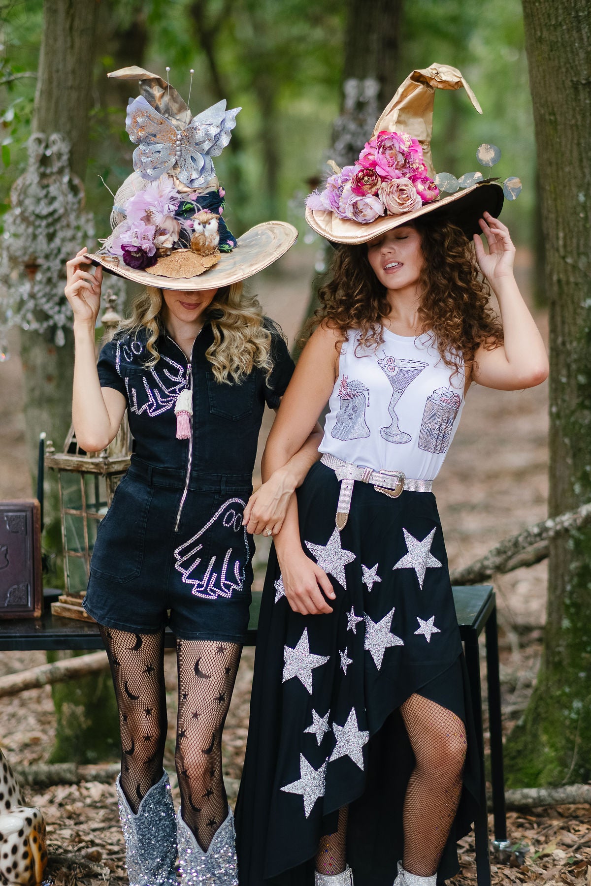 SPOOKY SIPS TEE/TANK PULLOVER Judith March