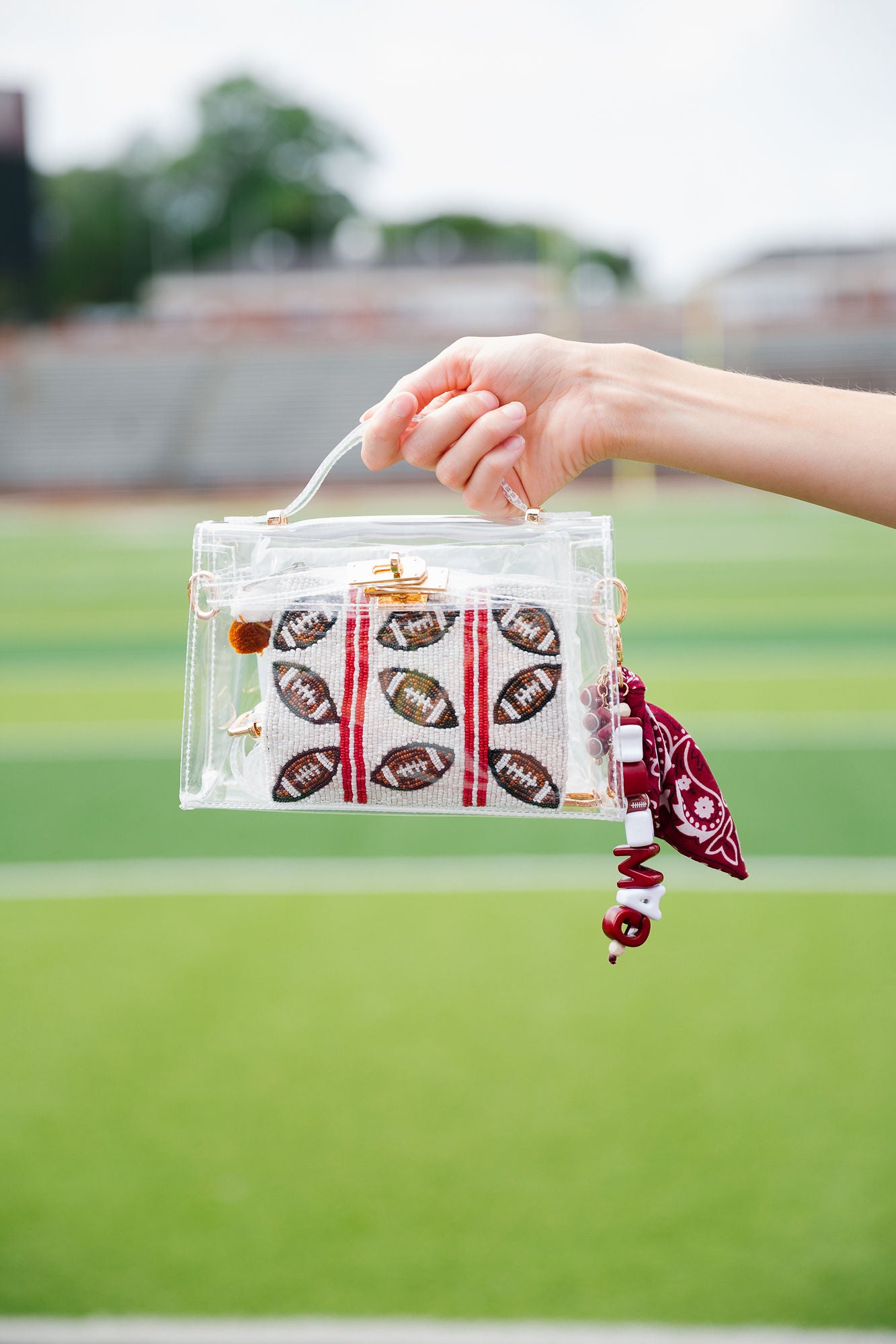 CLEAR STADIUM PURSE PURSE Judith March