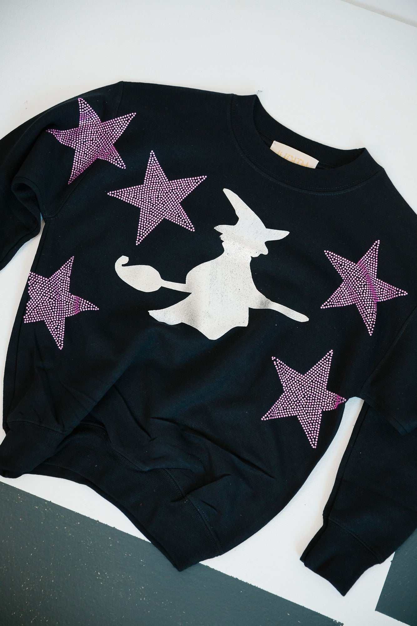 MINI KIDS STARRY WITCH BLACK PULLOVER PULLOVER Judith March
