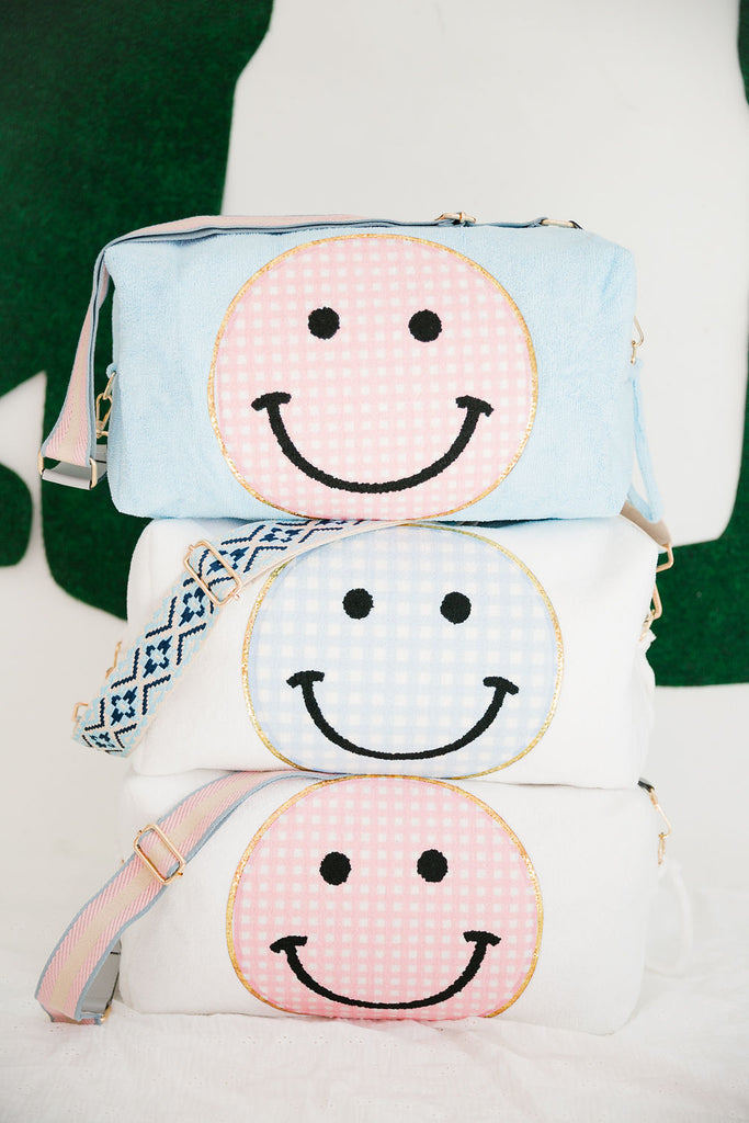GINGHAM SMILEY TERRY BAGS