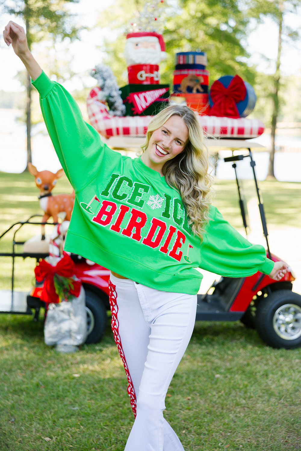 ICE ICE BIRDIE GREEN PULLOVER PULLOVER Judith March