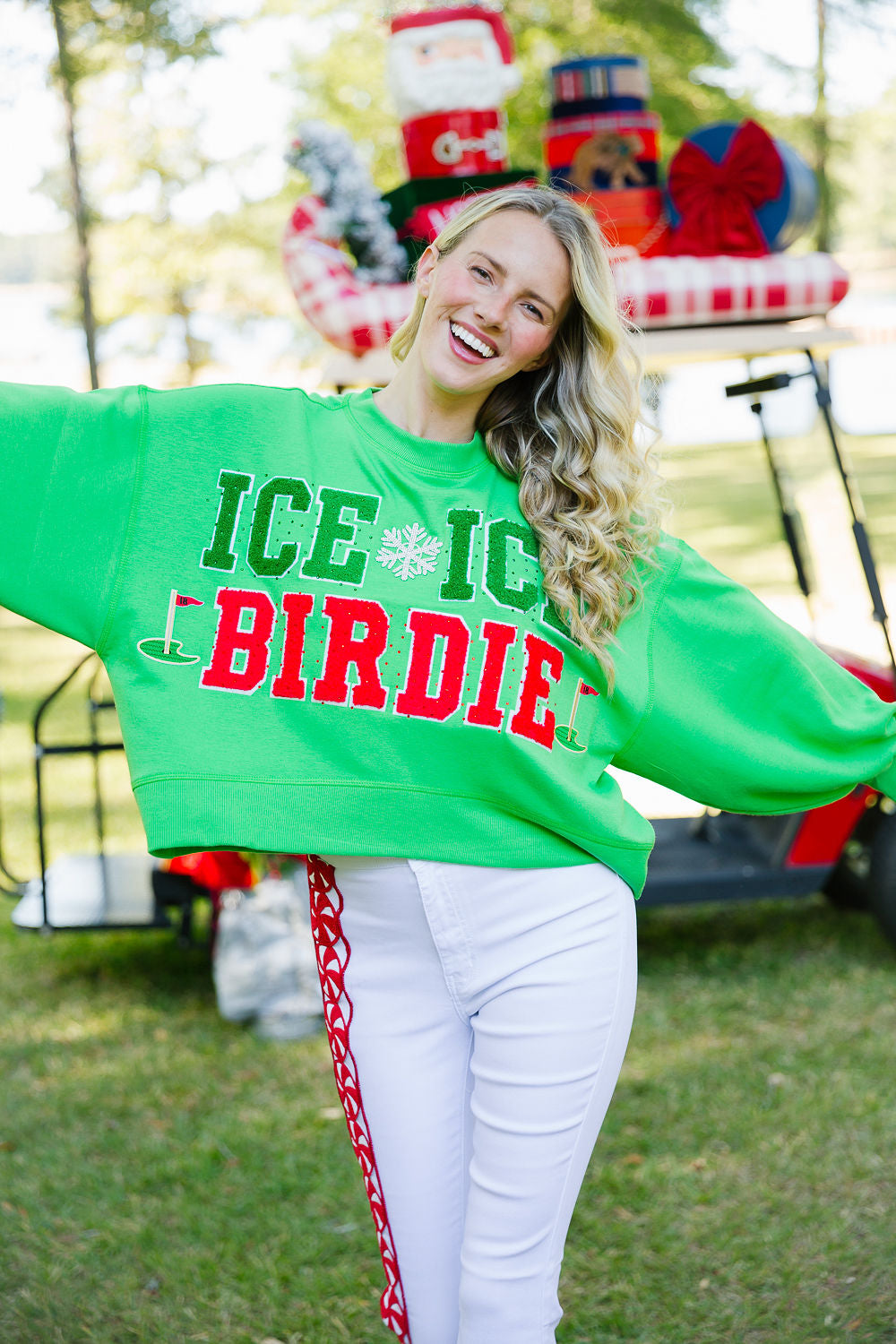 ICE ICE BIRDIE GREEN PULLOVER PULLOVER Judith March