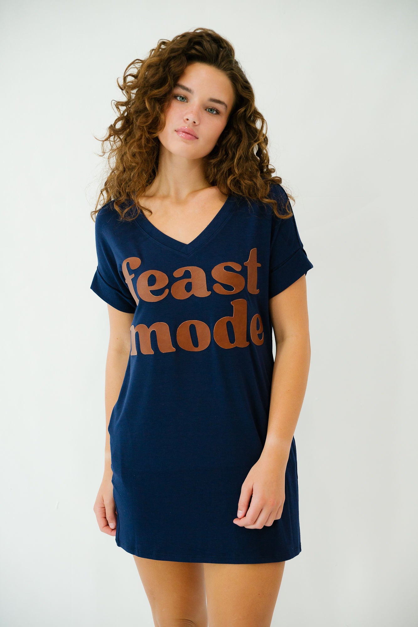 FEAST MODE NAVY DRESS WITH POCKETS DRESS Judith March