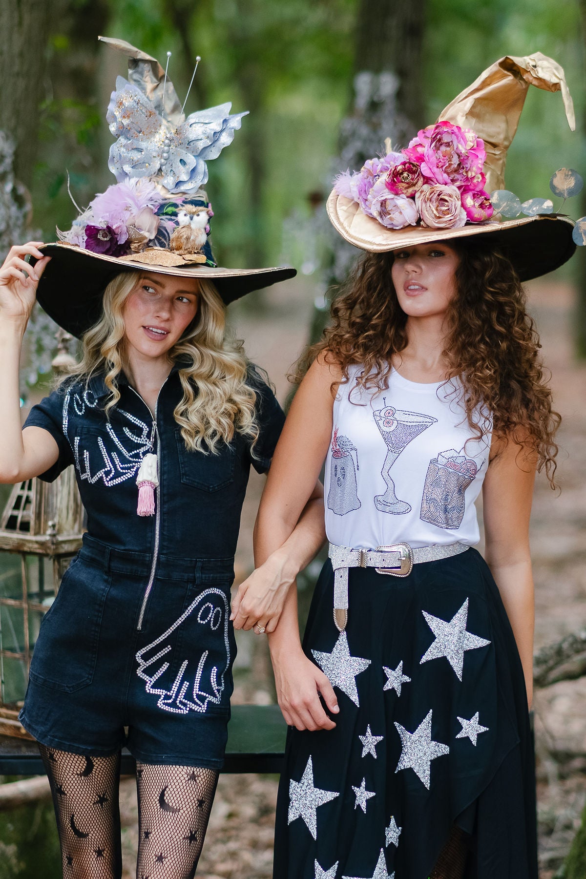 BLUSH & BLOOM WITCH HAT (ONE OF A KIND) WITCH HAT Judith March