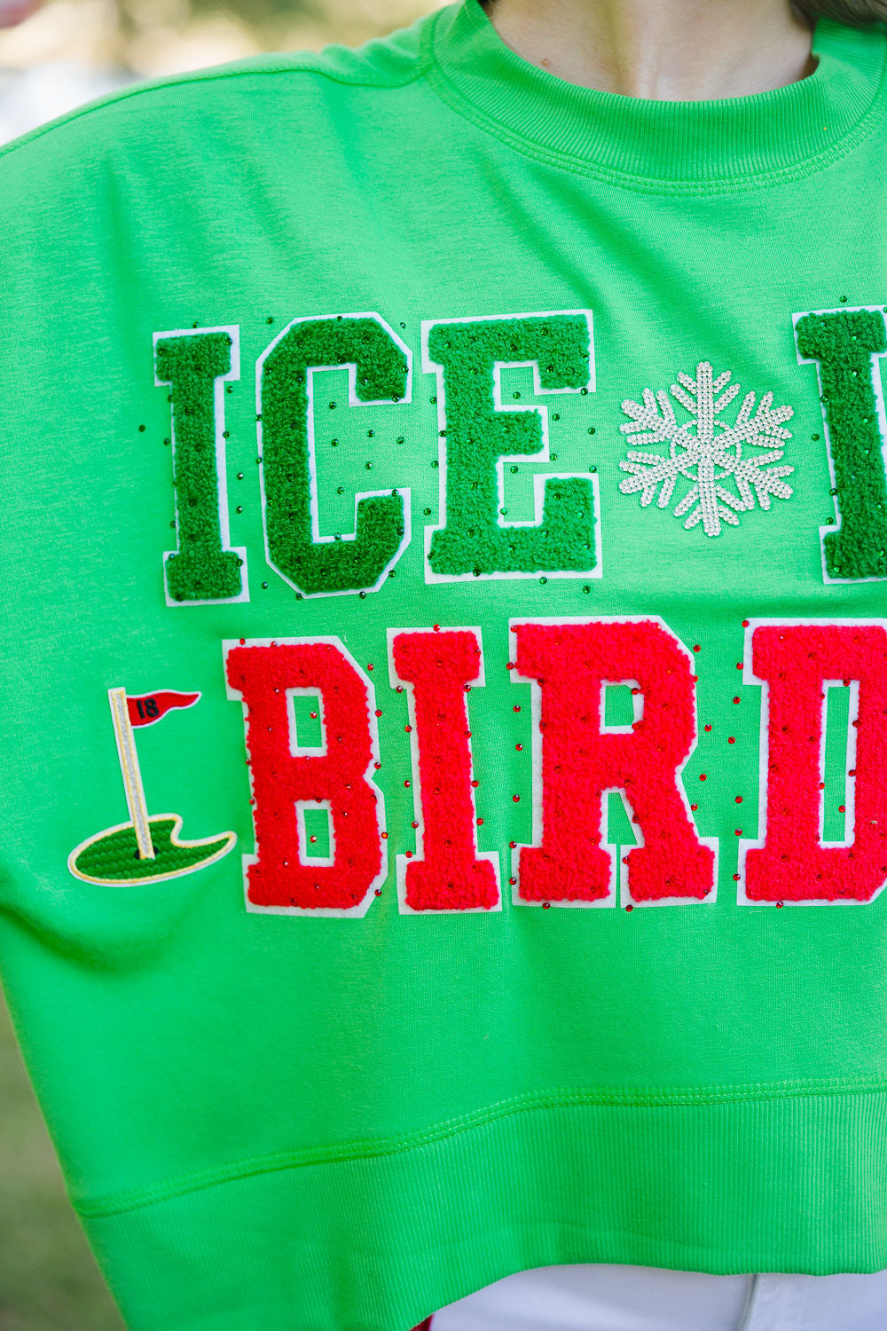 ICE ICE BIRDIE GREEN PULLOVER PULLOVER Judith March