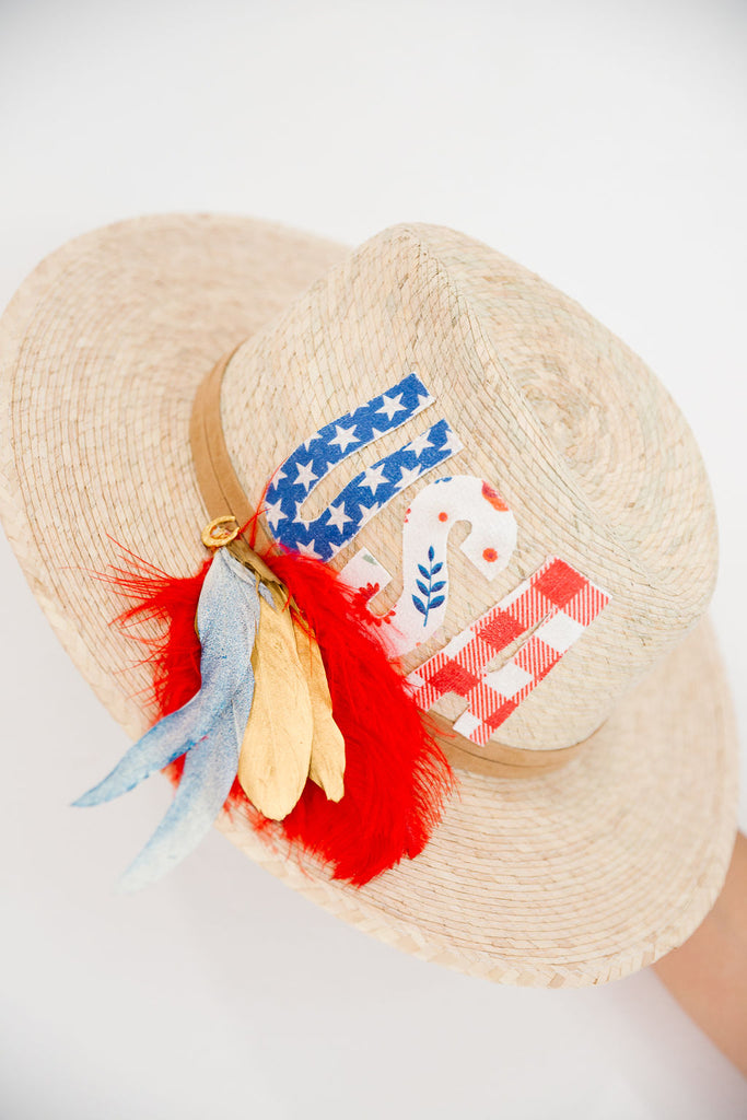 UNITED WE STAND SUN HAT RANCHER HAT Judith March
