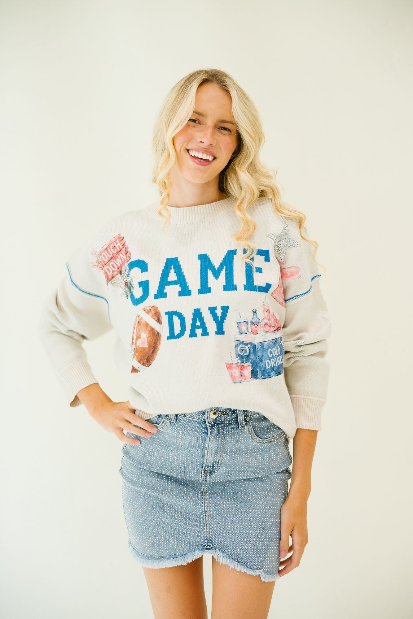 TOUCHDOWN TRADITIONS SWEATER SWEATER Judith March