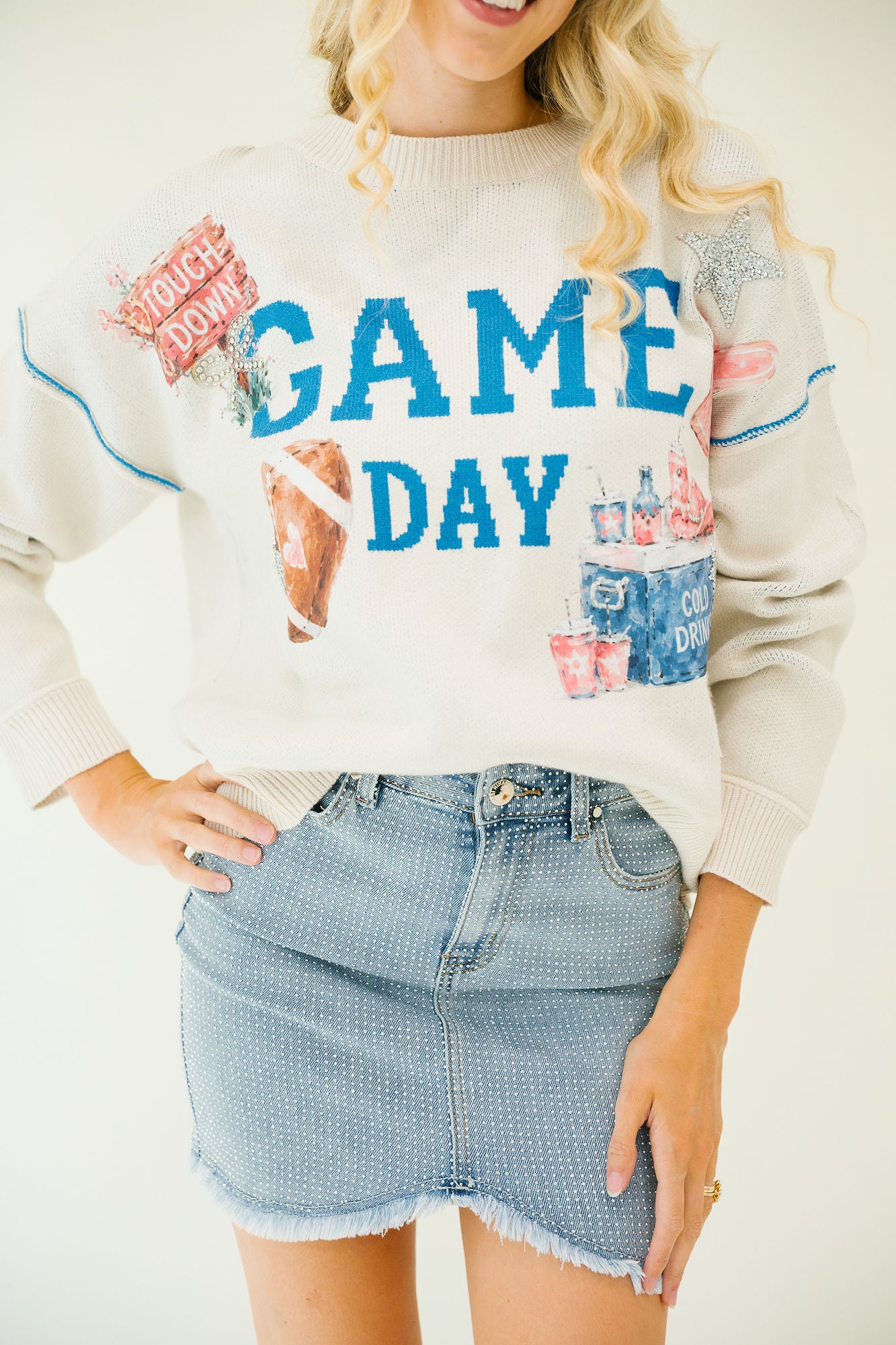TOUCHDOWN TRADITIONS SWEATER SWEATER Judith March