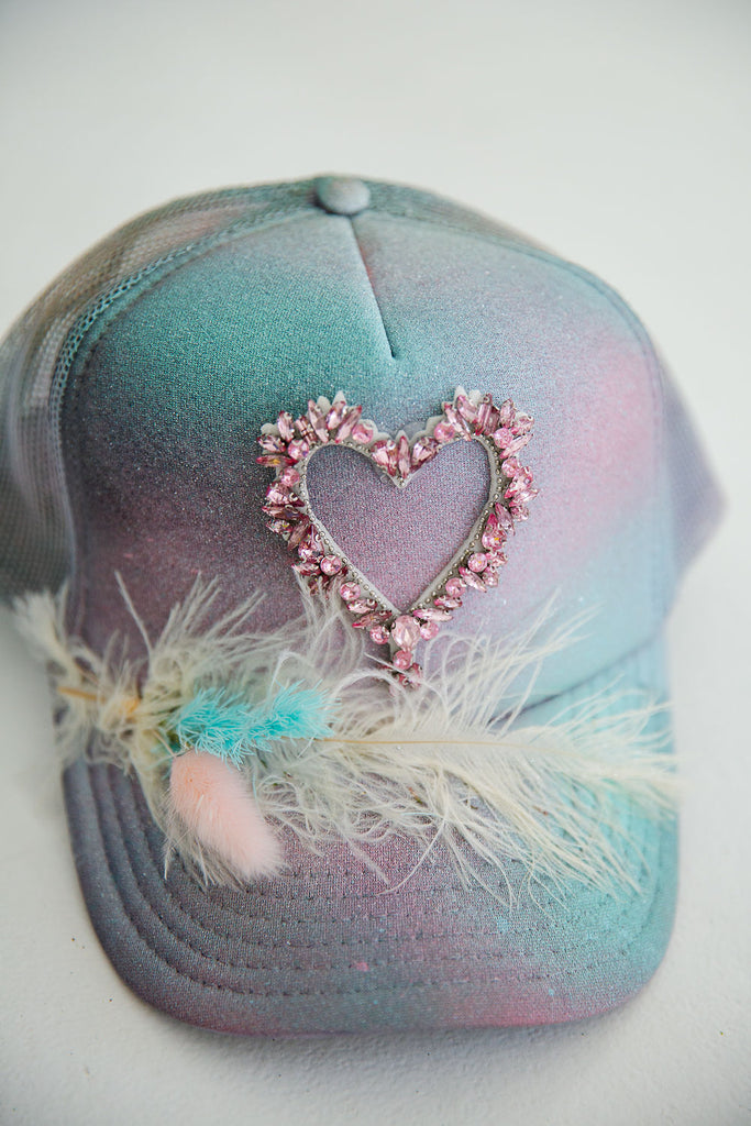 PRINCESS HEART TRUCKER HAT TRUCKER HAT Judith March   
