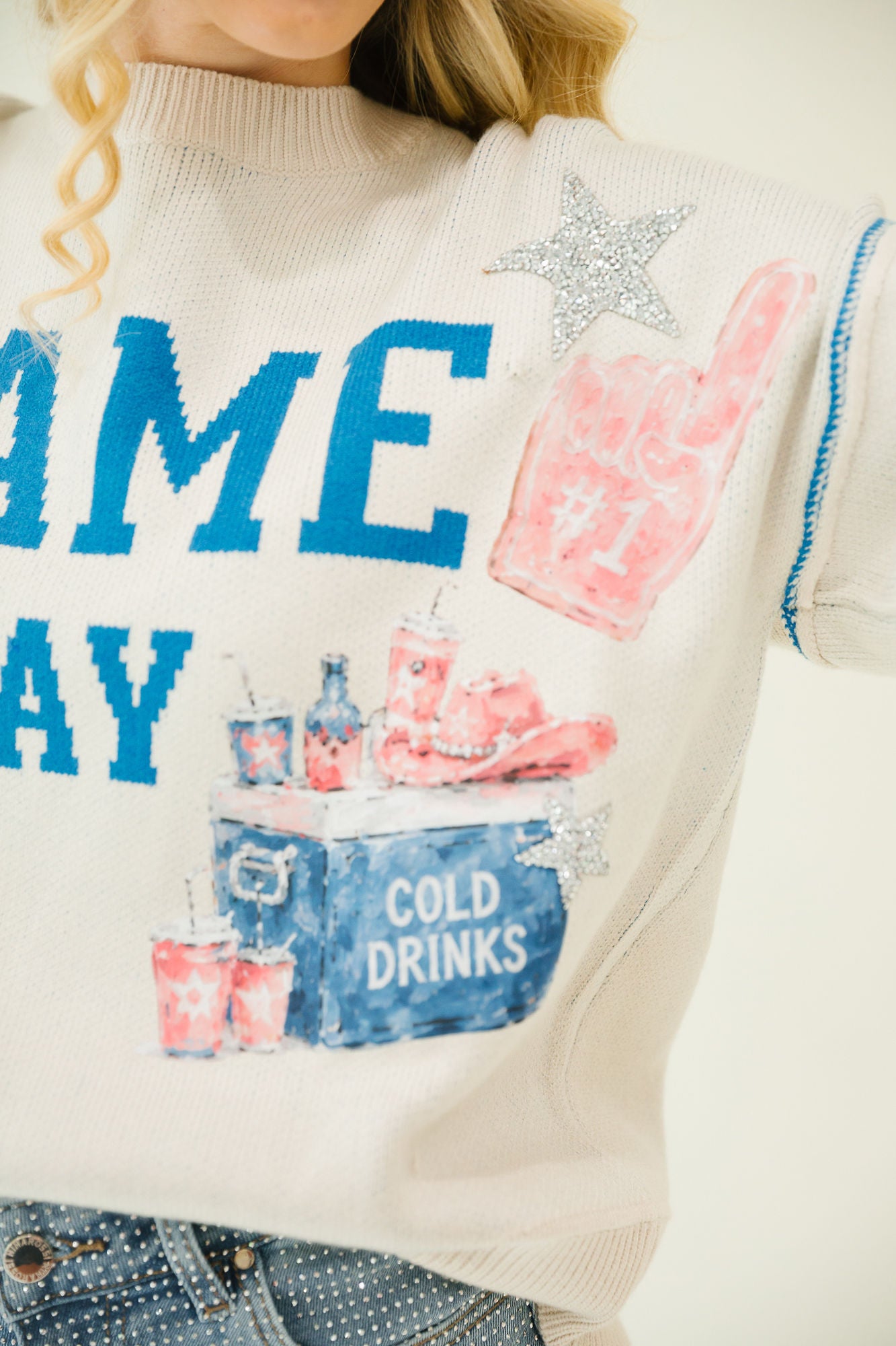 TOUCHDOWN TRADITIONS SWEATER SWEATER Judith March