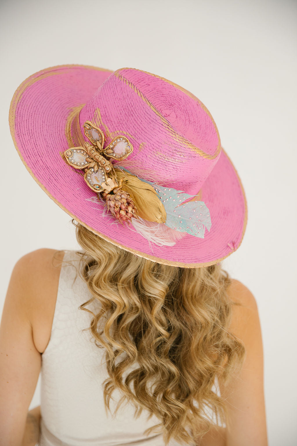 BUTTERFLY EFFECT SUN HAT RANCHER HAT Judith March