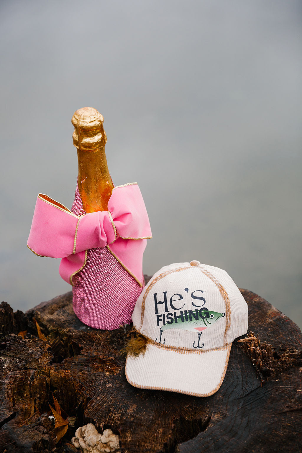 HE'S FISHING CORDUROY HAT HAT Judith March