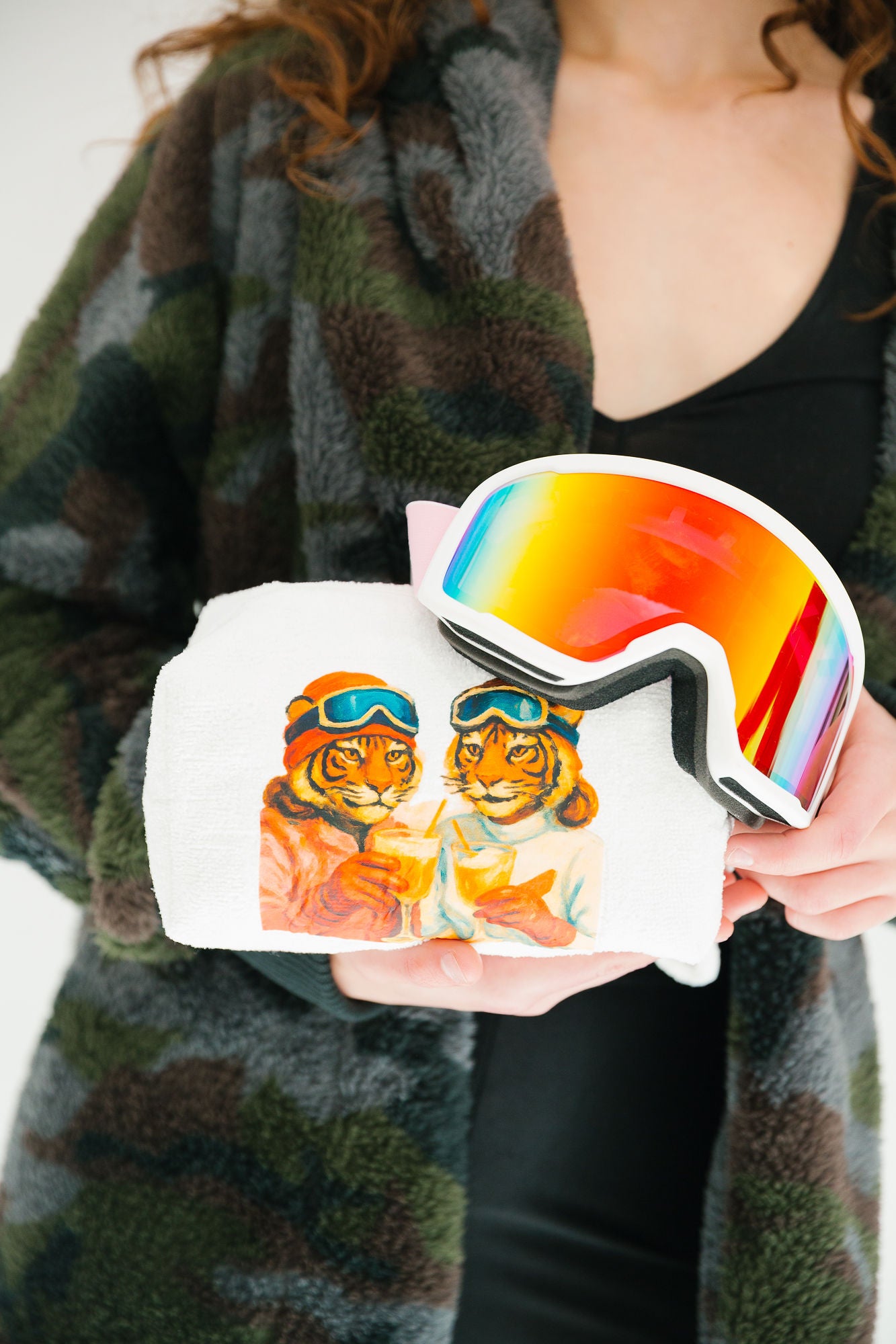 APRÈS TIGER SMALL TERRY BAG BAG Judith March