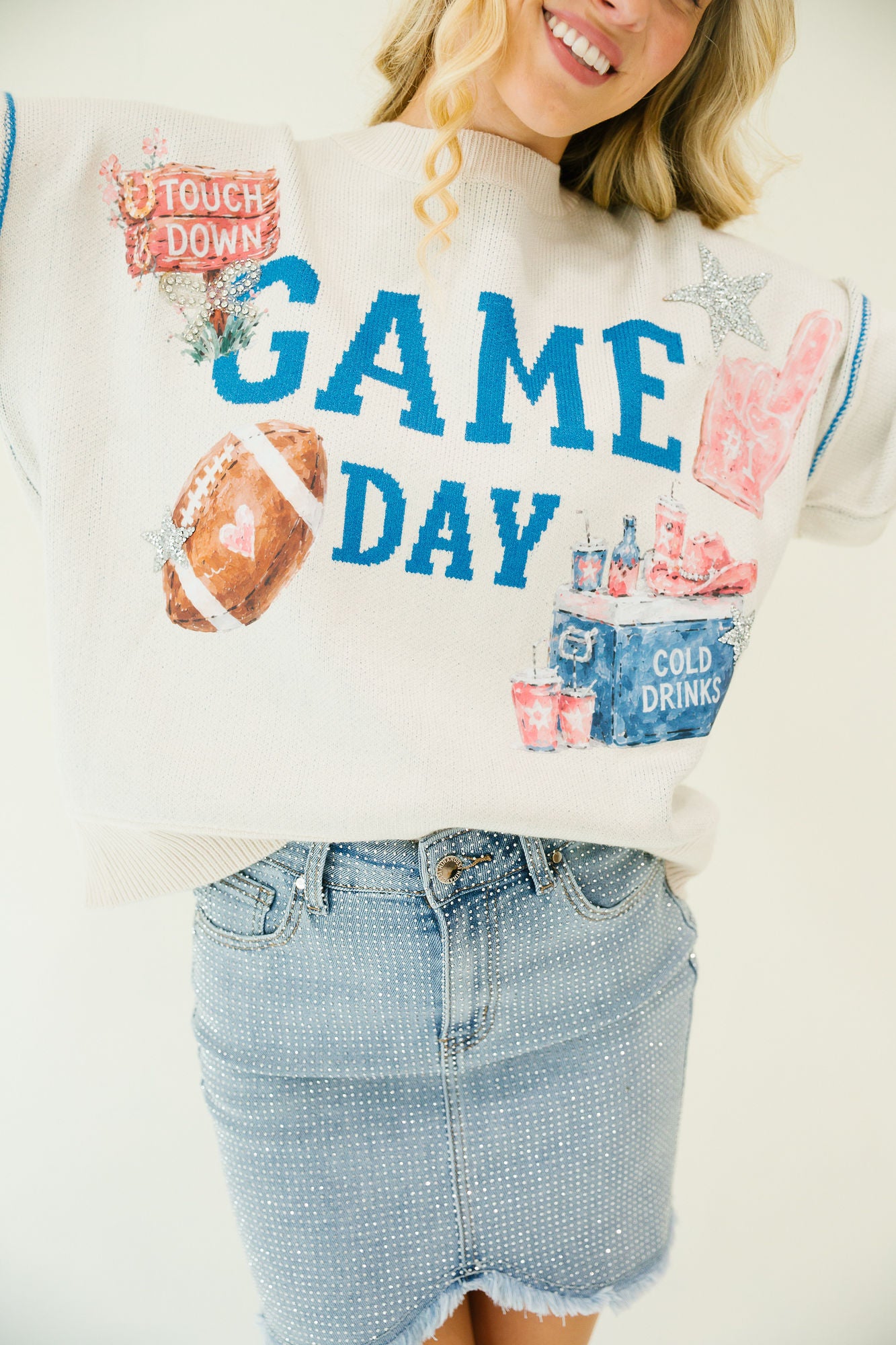 TOUCHDOWN TRADITIONS SWEATER SWEATER Judith March