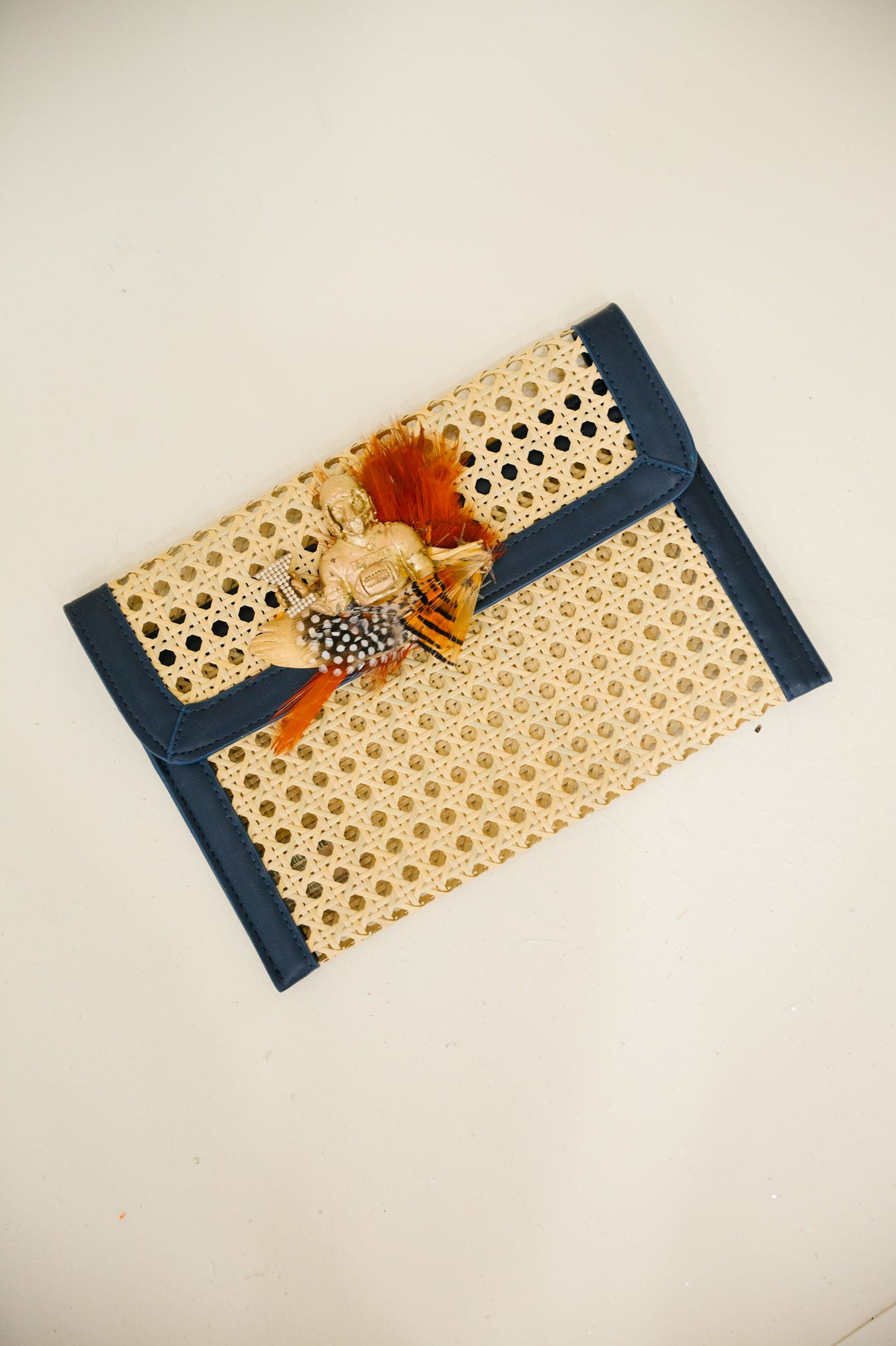 THE MVP WOVEN CLUTCH PURSE Judith March