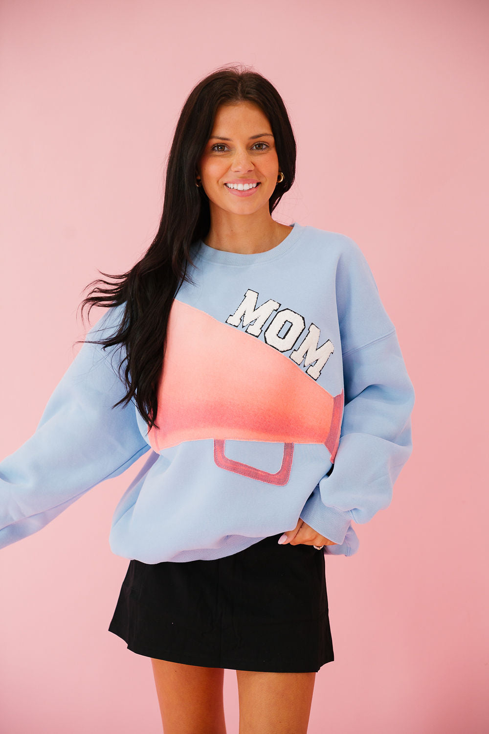CHEER MOM MEGAPHONE PULLOVER PULLOVER Judith March