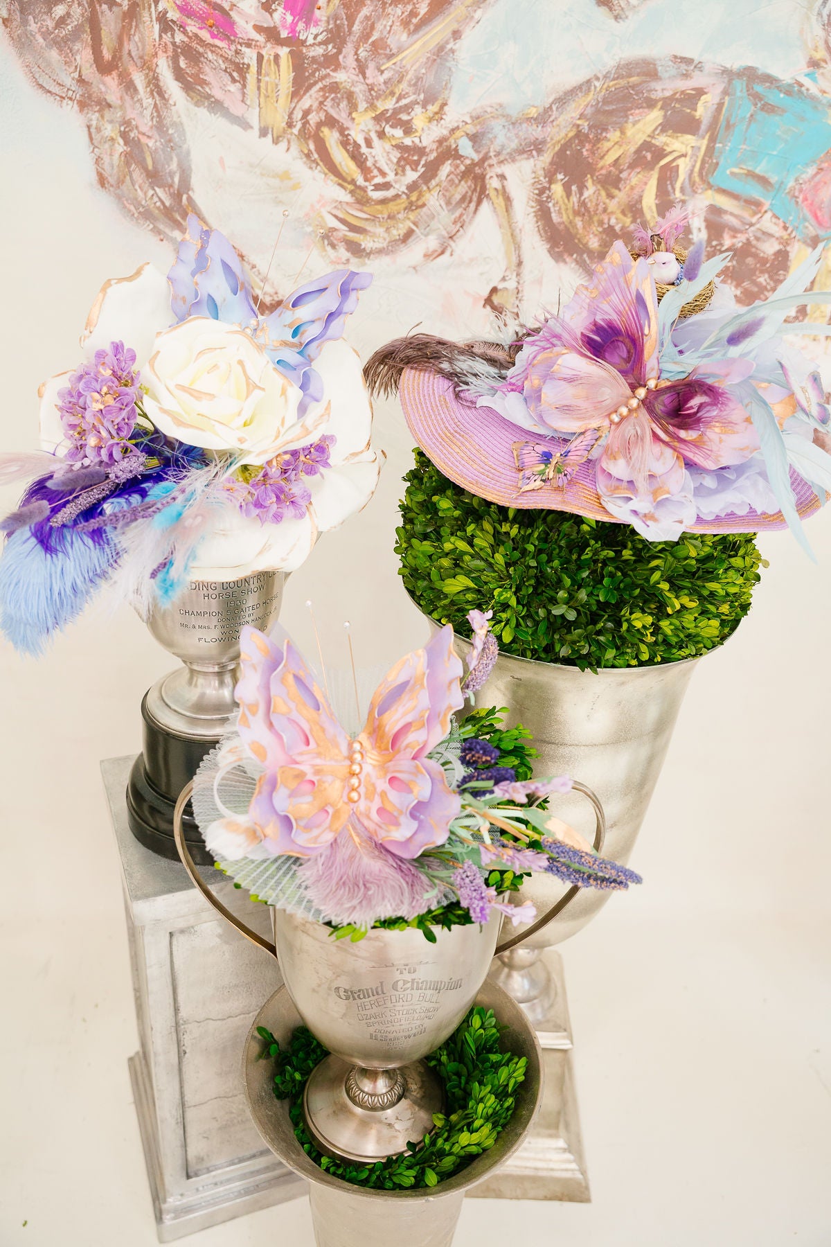 WHISPERING WINGS FASCINATOR (ONE OF A KIND) FASCINATOR Judith March