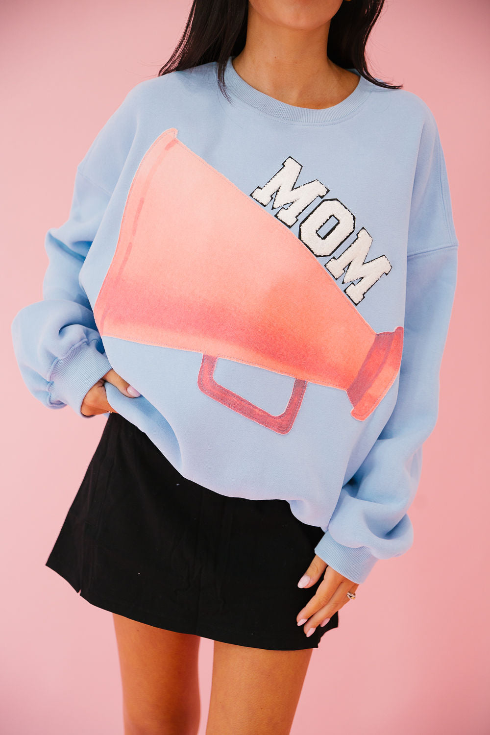 CHEER MOM MEGAPHONE PULLOVER PULLOVER Judith March