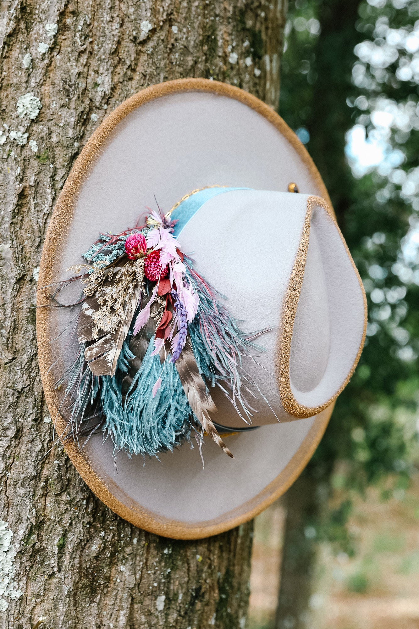 TIS THE SEASON RANCHER HAT (ONE OF A KIND) RANCHER HAT Judith March