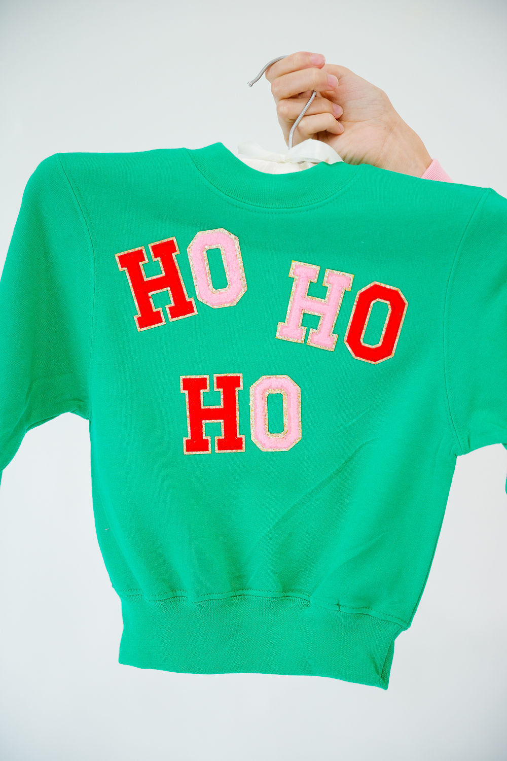 MINI KIDS HO HO HO GREEN PULLOVER PULLOVER Judith March