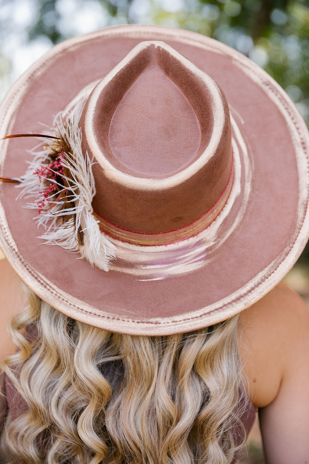 FALL FEAST HAND PAINTED RANCHER HAT RANCHER HAT Judith March