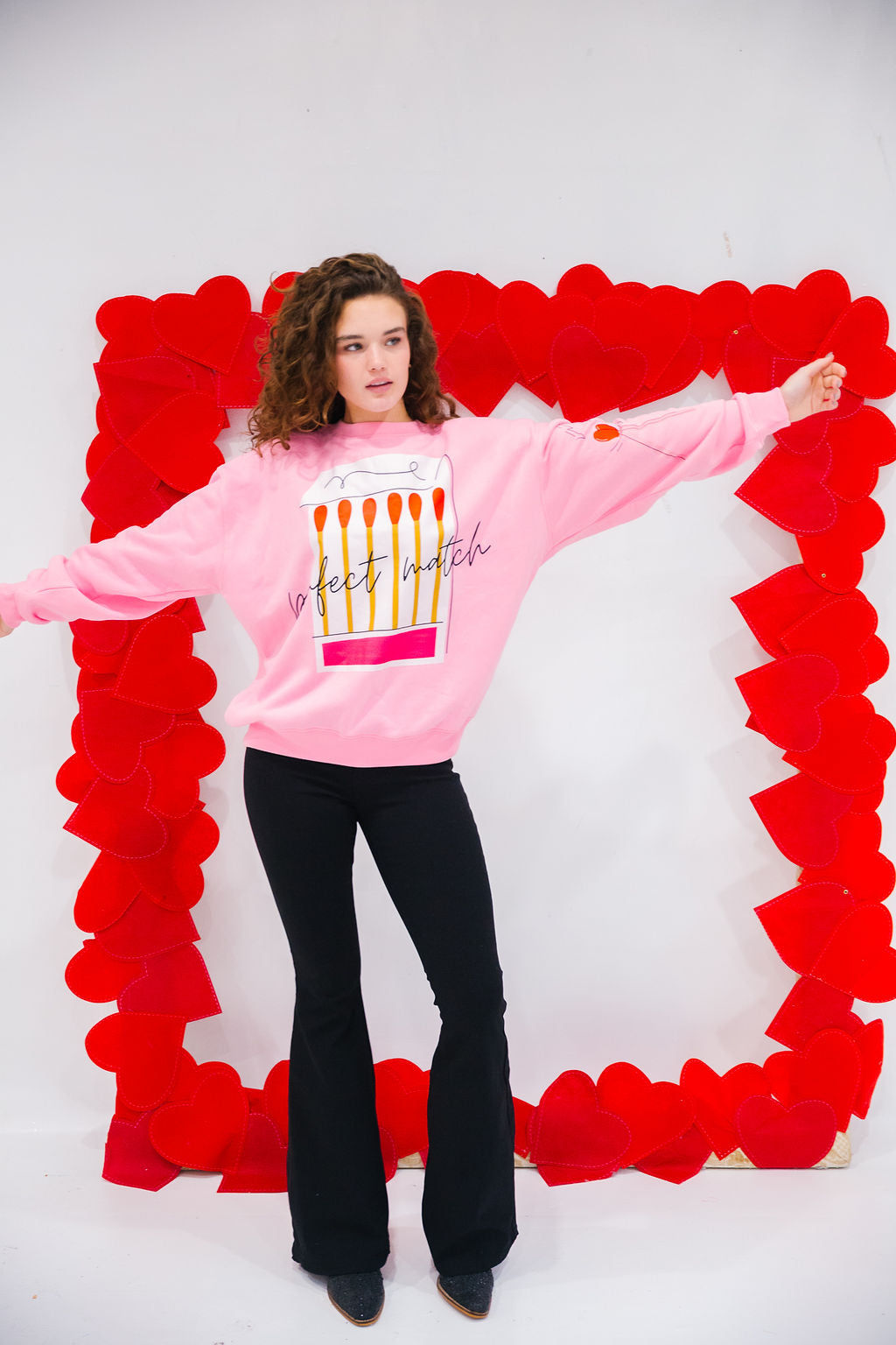 PERFECT MATCH PINK PULLOVER