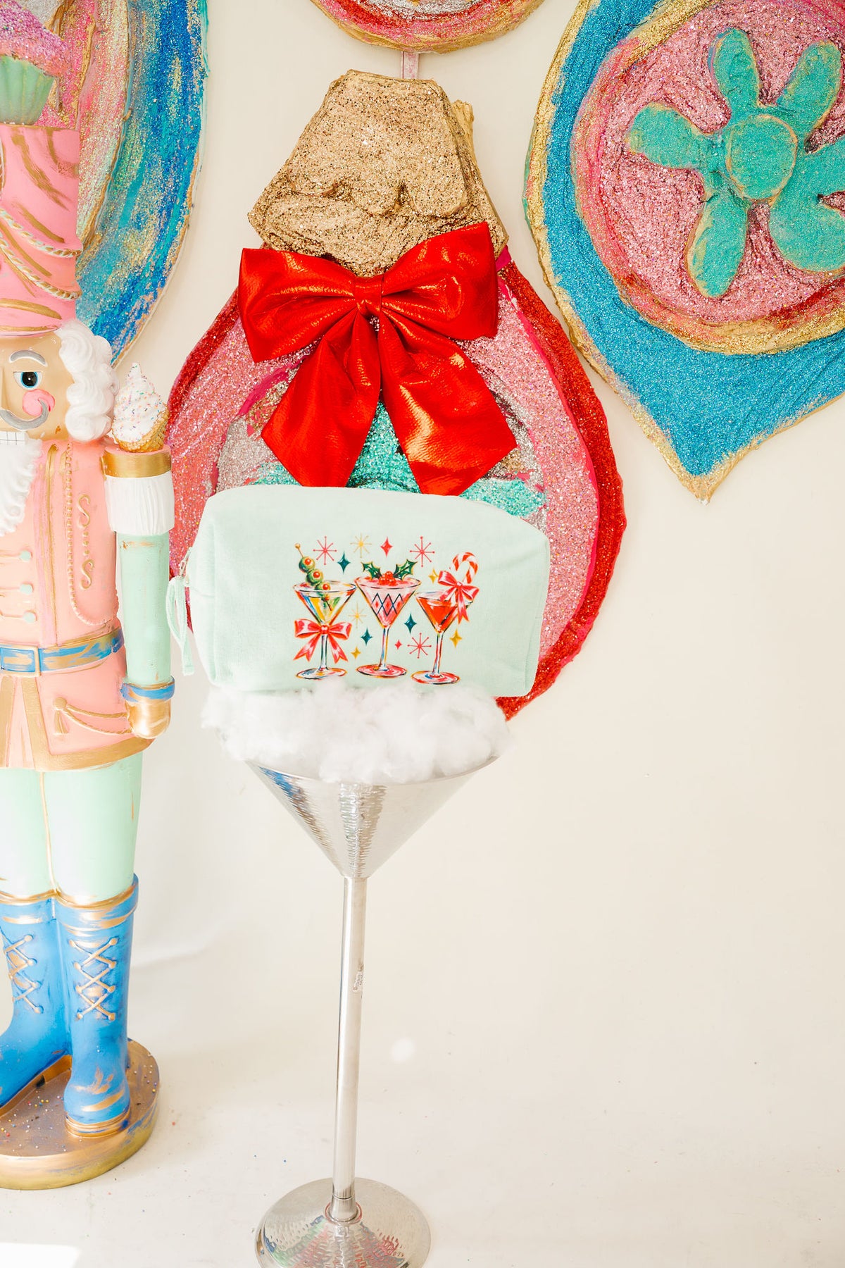 MARTINIS & MISTLETOE MINT TERRY BAG TERRY BAG Judith March