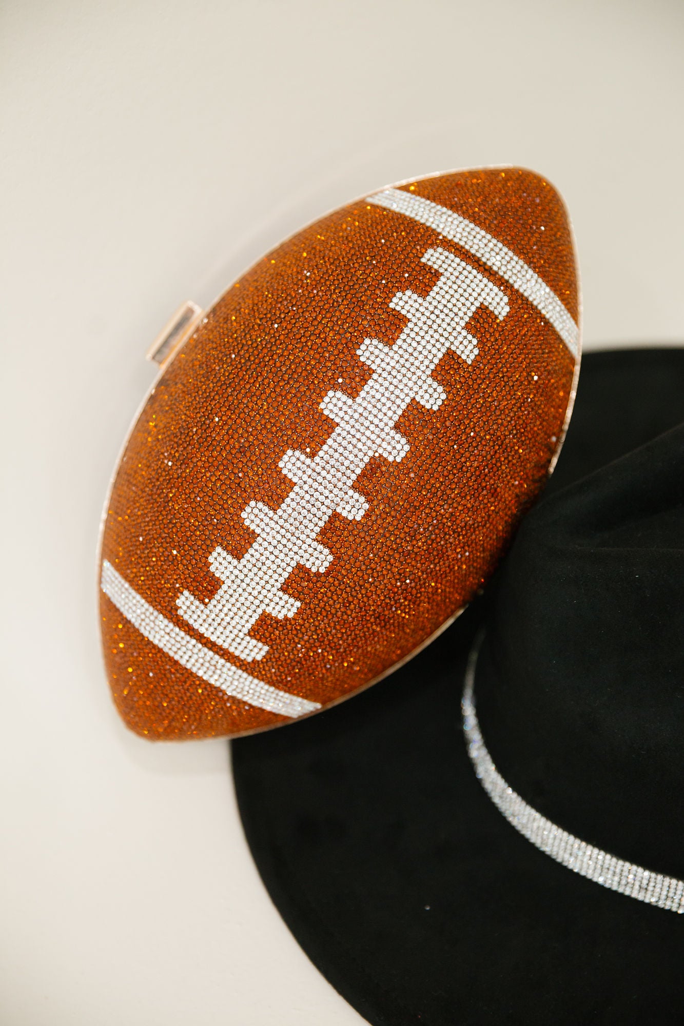 RHINESTONE FOOTBALL BAG Hats Judith March