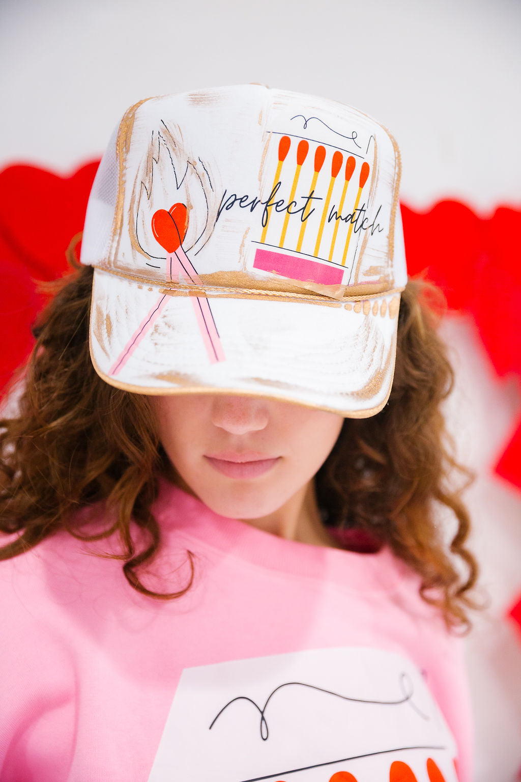 PERFECT MATCH TRUCKER HAT HAT Judith March